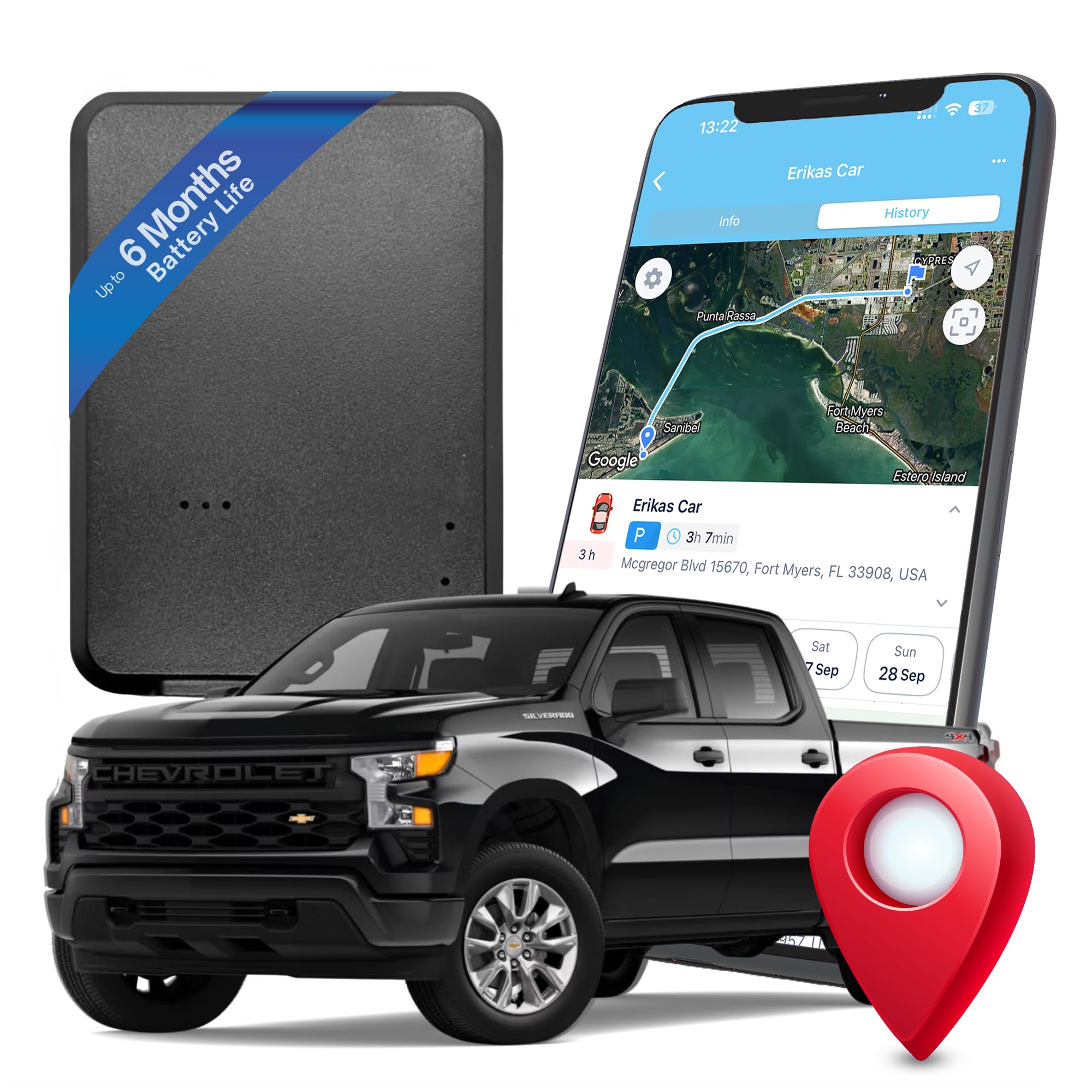 Magnetic GPS Tracker for Vehicles | Real-Time Car and Asset Tracking | Rechargeable Long-Life Battery (2-7 Months) | Global Coverage | Ideal for Teens, Elderly and Fleet Monitoring | Software Included-image-31