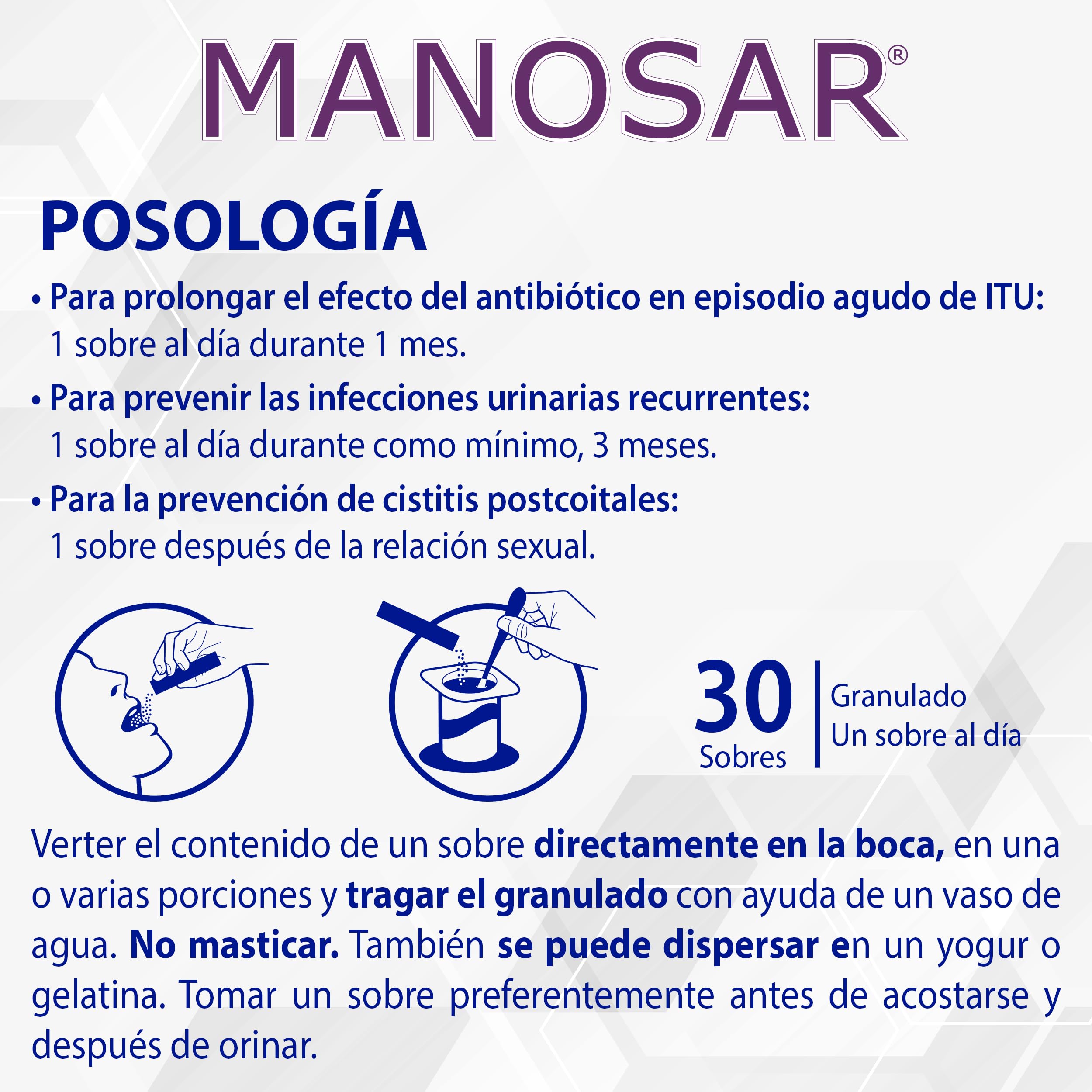 Manosar 30 sobres
