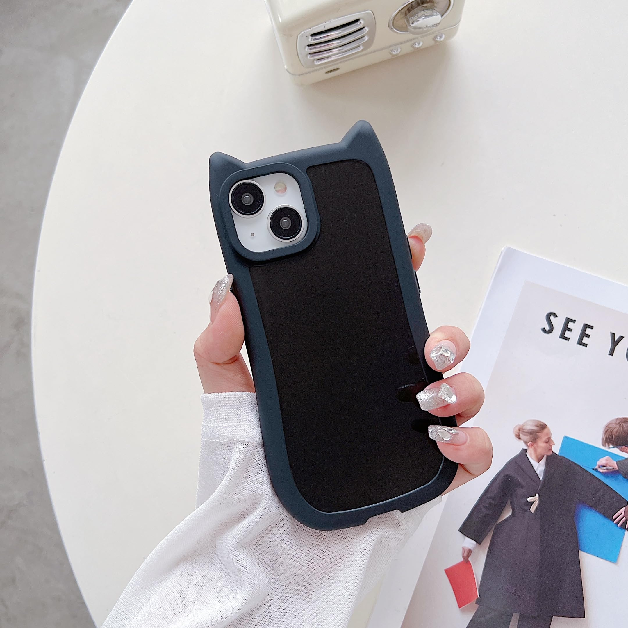 Amazon.co.jp: ZOOYAA iPhone 16 Pro Max 用 ケース 猫耳 可愛い