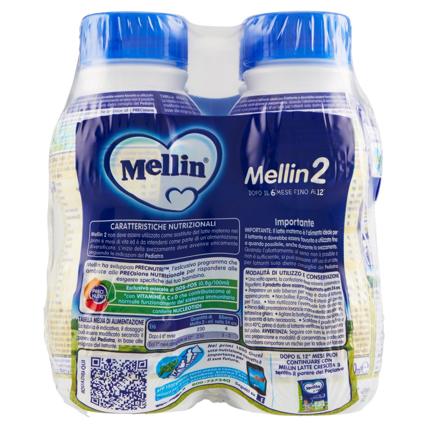Mellin Latte Liquido di Proseguimento - 2000 ml