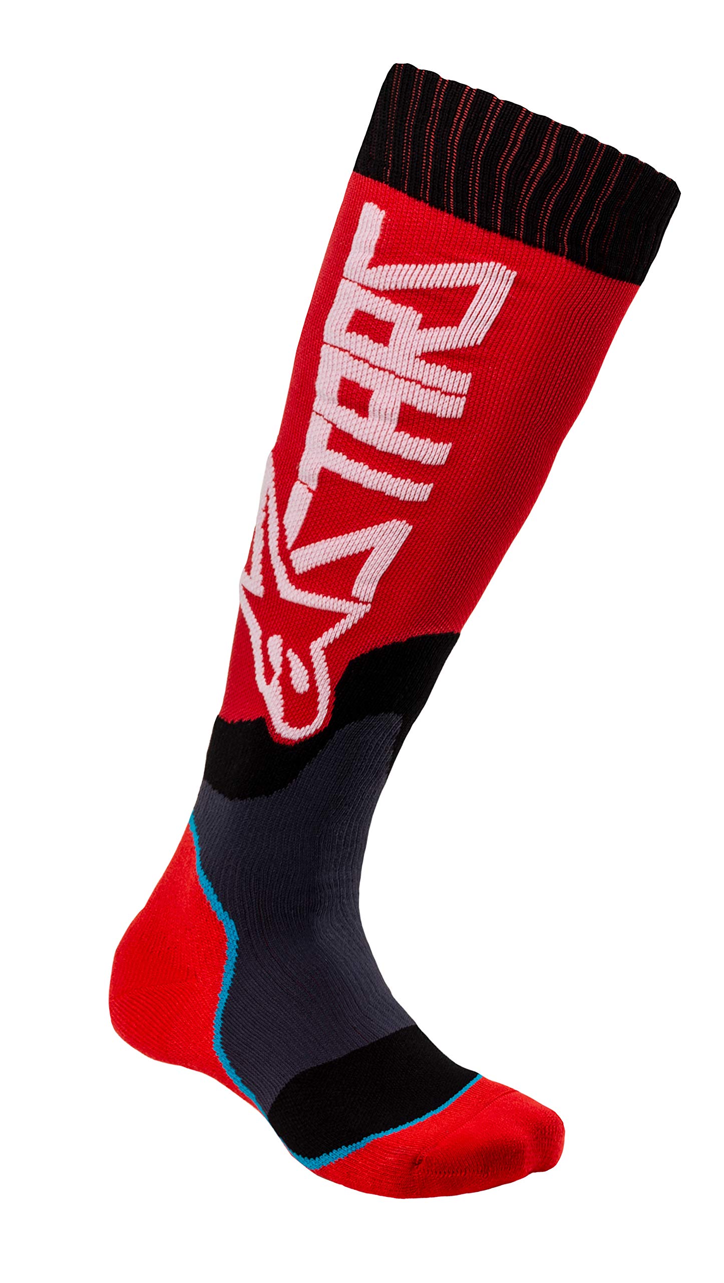 Alpinestars Mx Plus-2 Socks Red/White Medium 482-64331