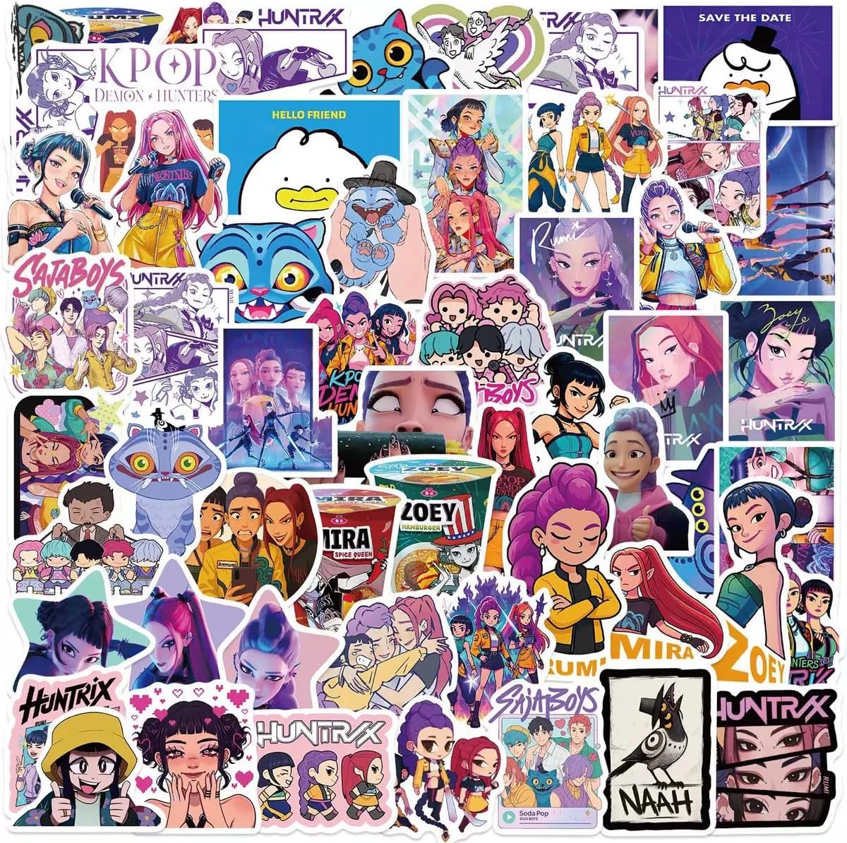 KPop Demon Hunters Sticker Collection Packs