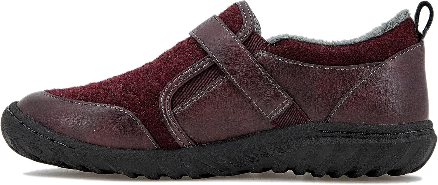 JBU by Jambu Women's Tide Oxford Flat, Wine, 8.5