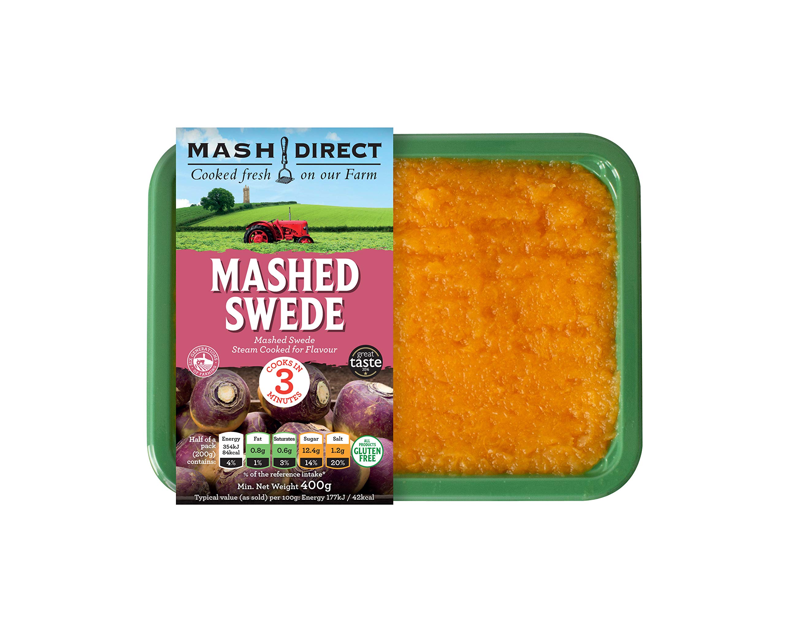 Mash Direct Mashed Swede, 400g