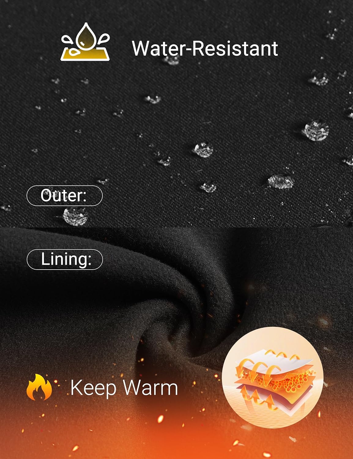 FitsT4 Sports Girls Fleece Horse Riding Pants Bootcut Winter Full Seat Riding Tights Kids Equestrian Breeches Pockets - Image 3