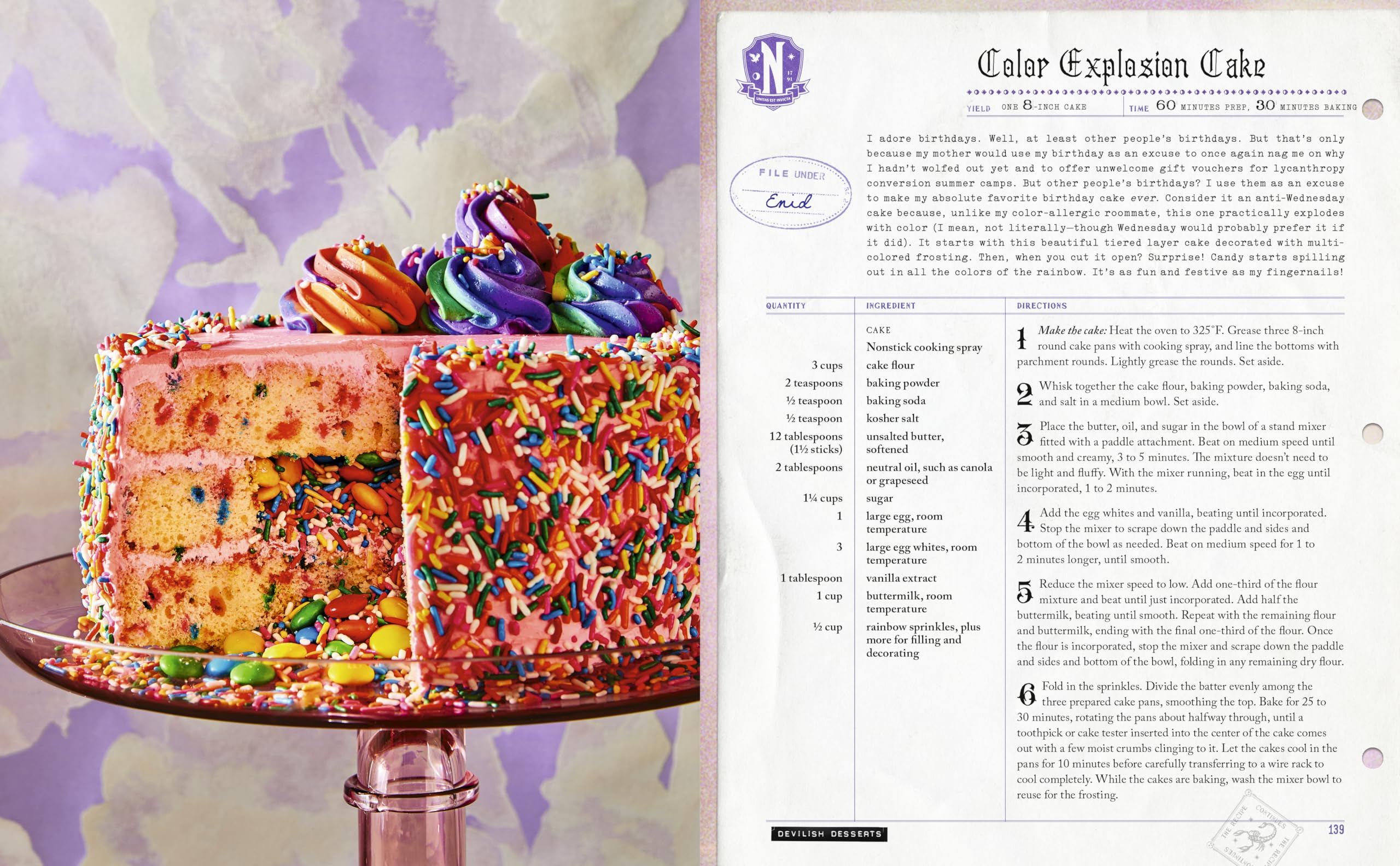 The Official Wednesday Cookbook: The Woefully Weird Recipes of Nevermore Academy