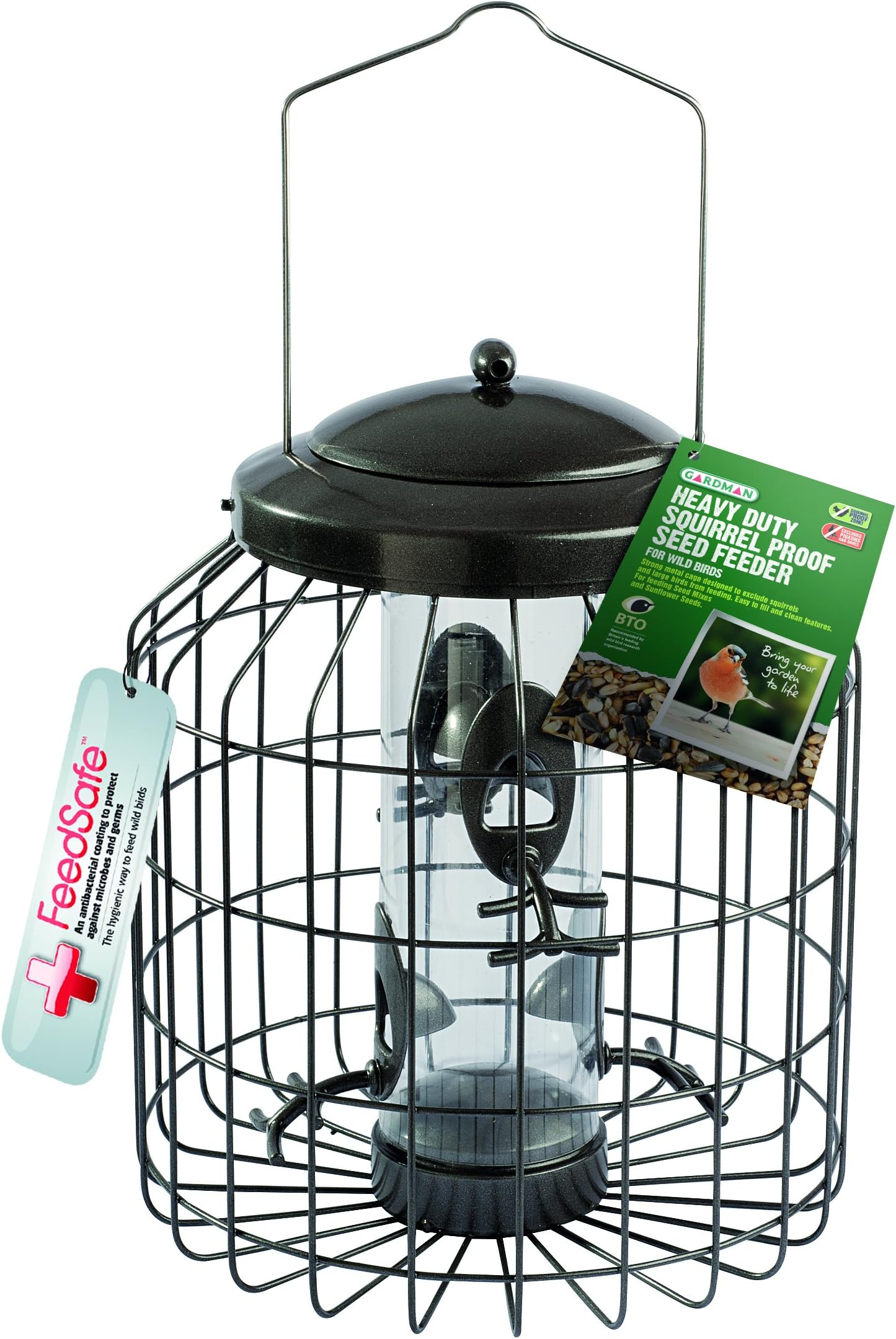 Heavy Duty Squirrel Proof Bird Seed Feeder Multicolour 12.75 KG