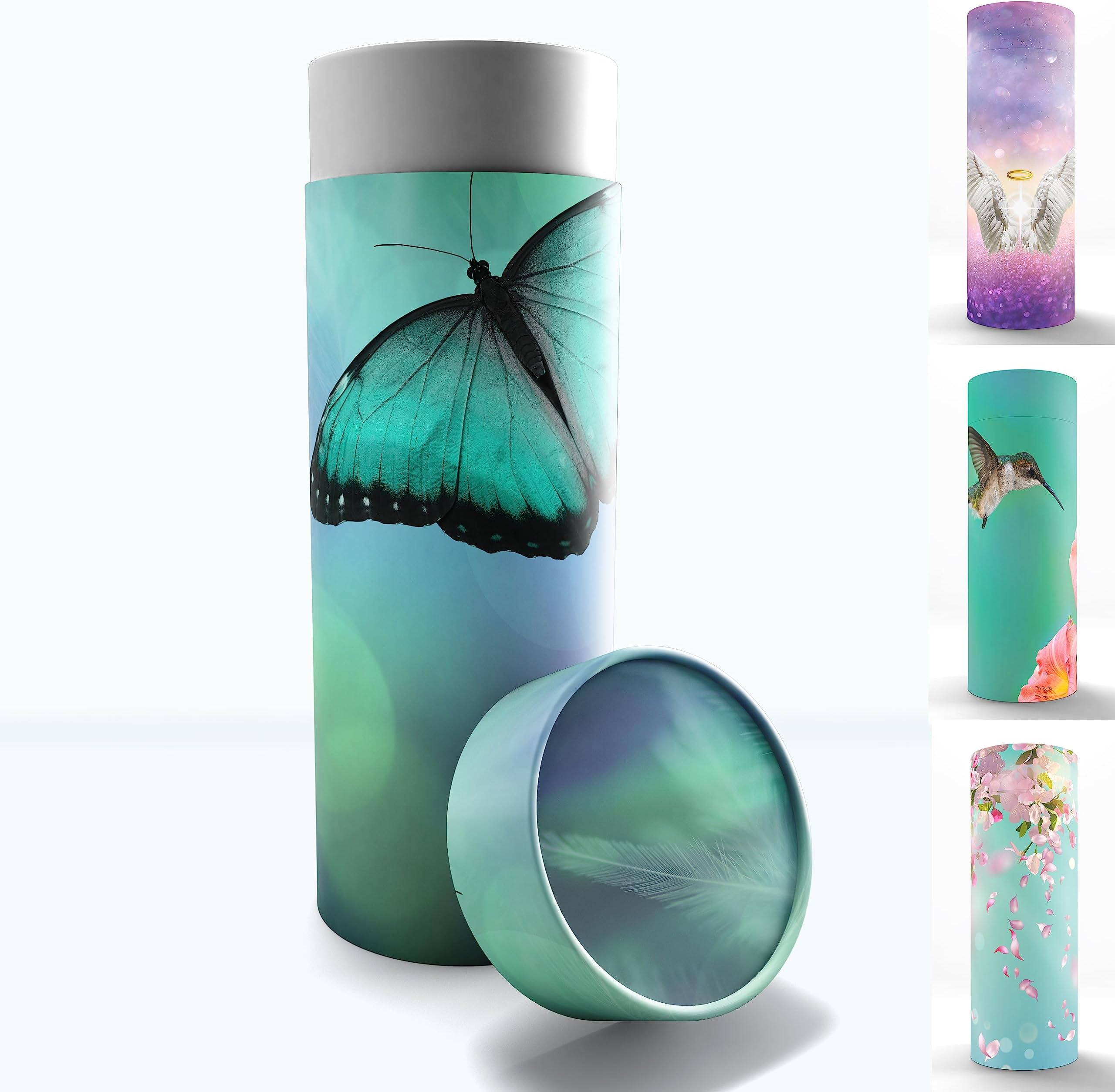 Butterfly Scattering Urns for Human Ashes Adult - Eco Friendly Biodegradable Urns for Human Ashes - Cremation Urns for Adult Ashes - Scattering Tube - Biodegradable Urns for Human Ashes