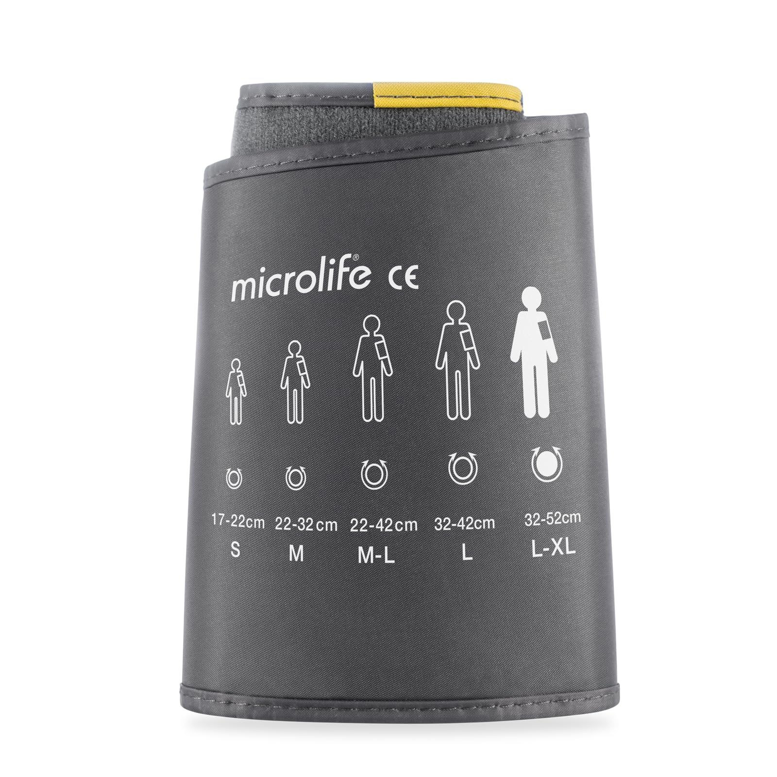 Microlife Brassard Extra Large L-XL 32-52cm, Garantie 2 ans, Qualité Professionnelle, Souple, Ergonomique, Hygiénique, Lavable, Confortable, Facile à Utiliser, Compatible tous Tensiomètres Microlife