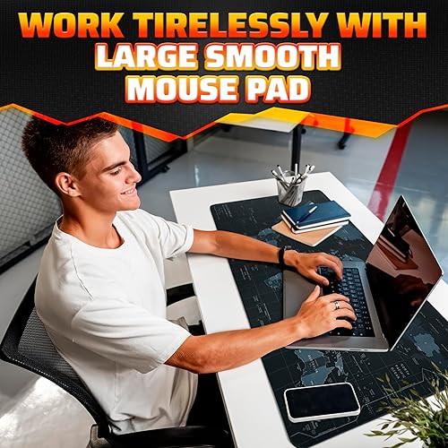 Miniatura 6 de Alfombrilla de mouse para juegos personalizada, alfombrilla de escritorio grande, antideslizante