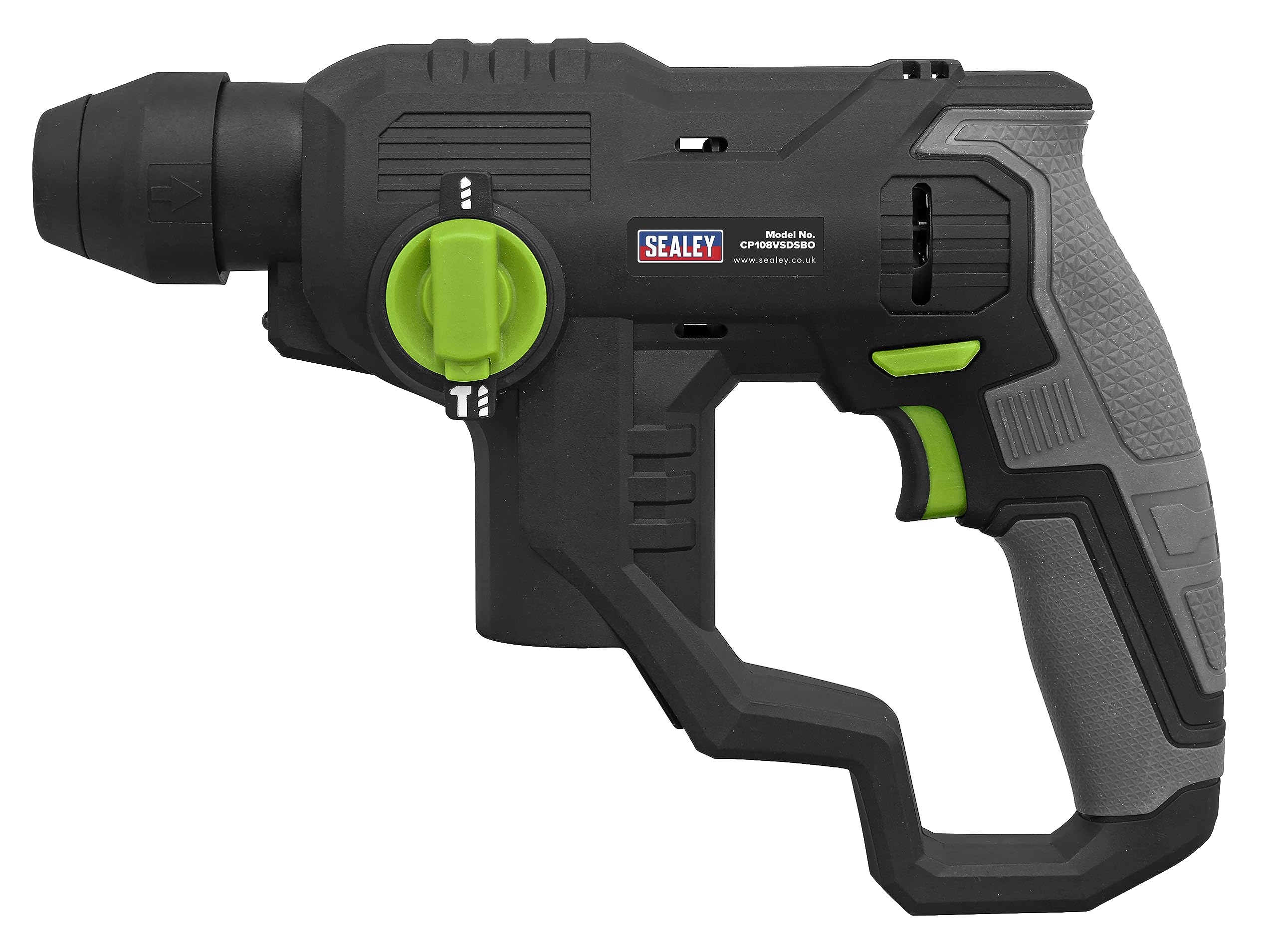 Sealey 10.8V SV10.8 Series SDS Plus Rotary Hammer Drill - CP108VSDSBO, Black - Image 3