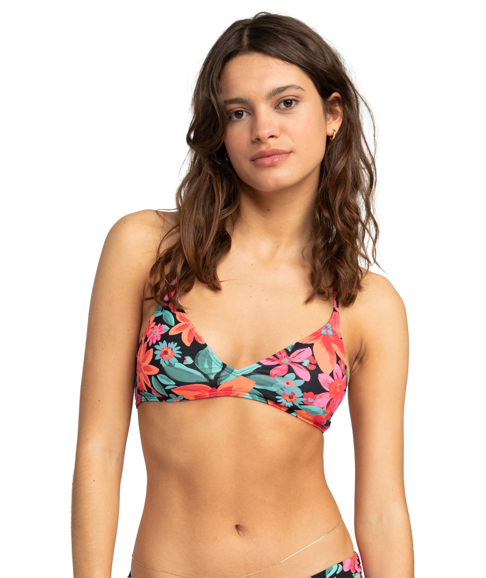 Roxy Beach Classics Athletic Bikini Top para Mujer