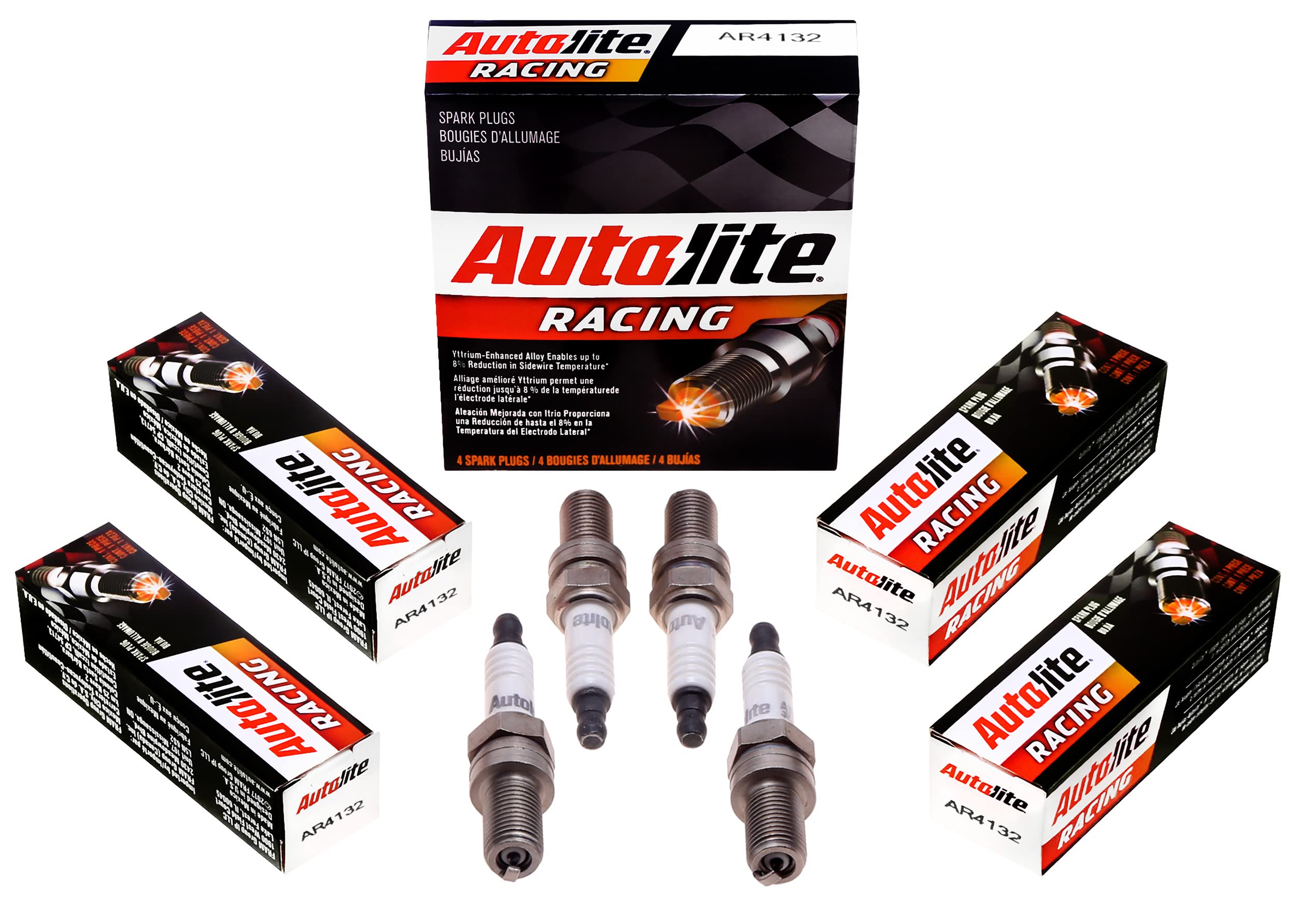 Autolite AR4132 High Performance Racing Non-Resistor Spark Plug, Pack of 1
