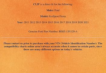 Amazon.com: Genuine Headlamp Assembly Clip BE8Z-13N129-A