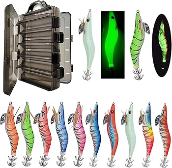 新品ルアー、エギセット 4個セット 水中で光る LED エギ 3.0号 エギング タコ イカ 釣り餌