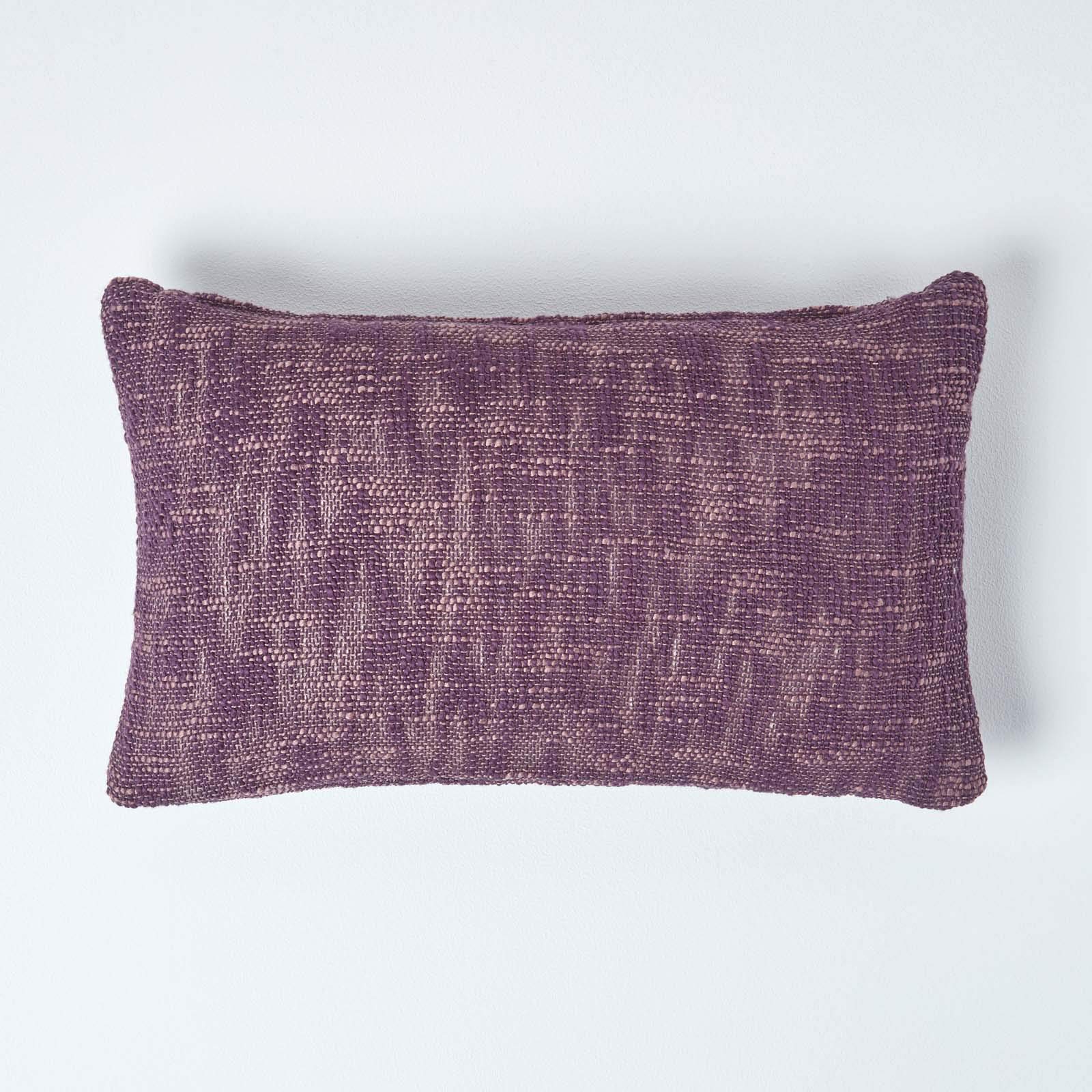 Homescapes Unisex Mauve Nirvana Cotton Cushion Cover In | Size: 30Cm X 50Cm