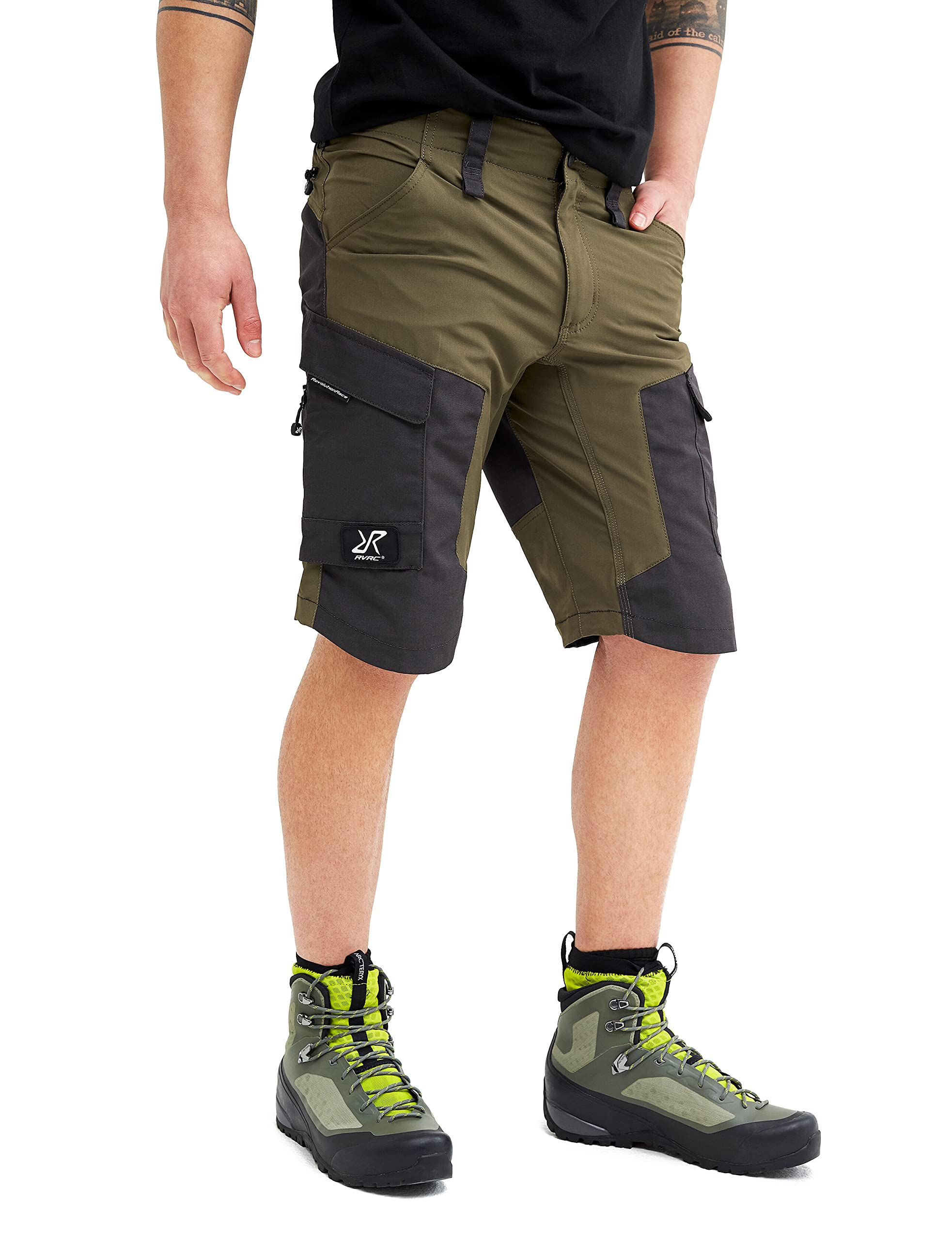 Men's RVRC GP Shorts, Durable and Water Repellent Hiking Shorts for All Outdoor Activities
