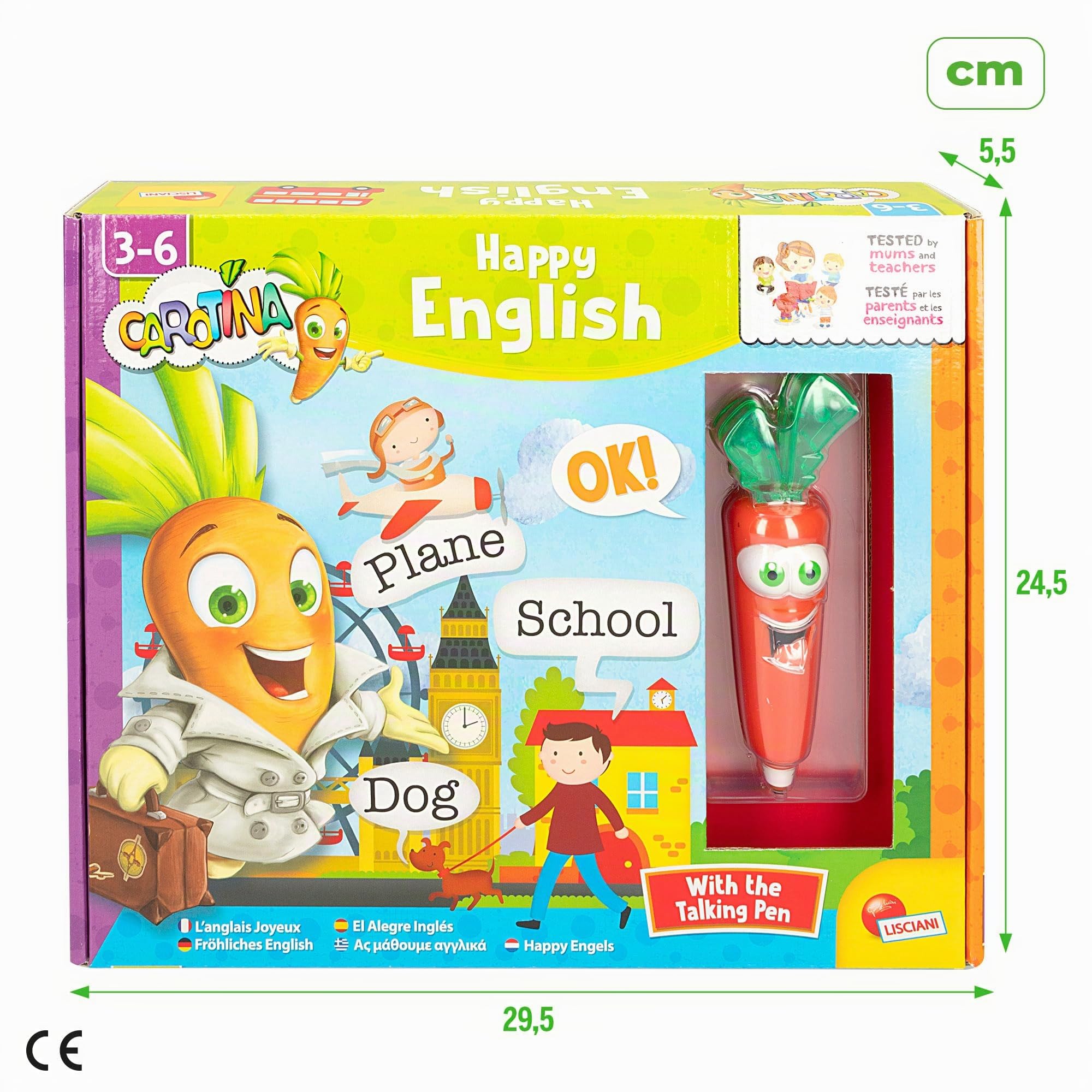 Anglais - Stylo parlant - CAROTINA - Apprentissage de l'anglais, Stylo interactif