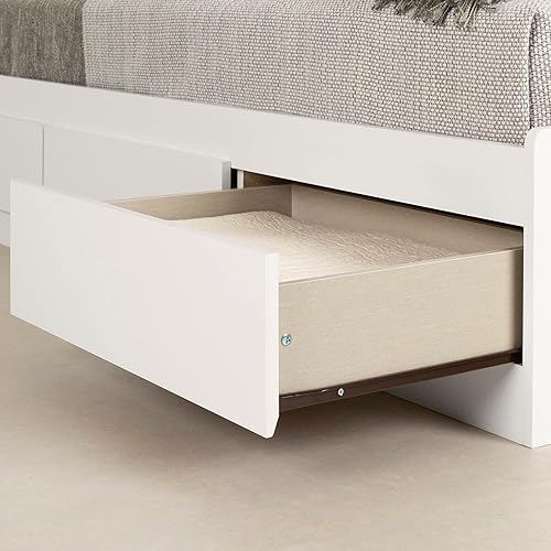 Miniatura 6 de South Shore Cama Gramercy Pure White, contemporánea Blanco puro,Negro puro,https://www.amazon.com/dp/undefined