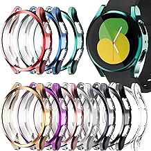 Jvchengxi (10 Colores Funda Protector 44mm para Samsung Galaxy Watch 5 & Galaxy Watch 4, Cobertura Total TPU Funda Protector de Pantalla Antiarañazos Protectora Estuche para Galaxy Watch 5/4 44mm