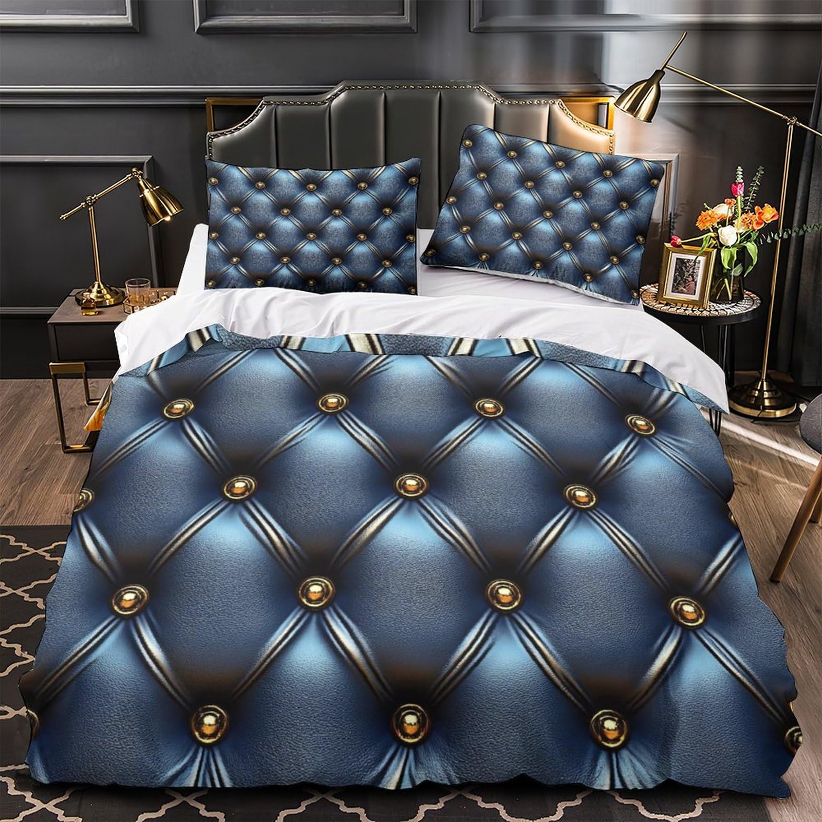 Housse de Couette Agrumes 3D anti-acarien pour literie double 200x200