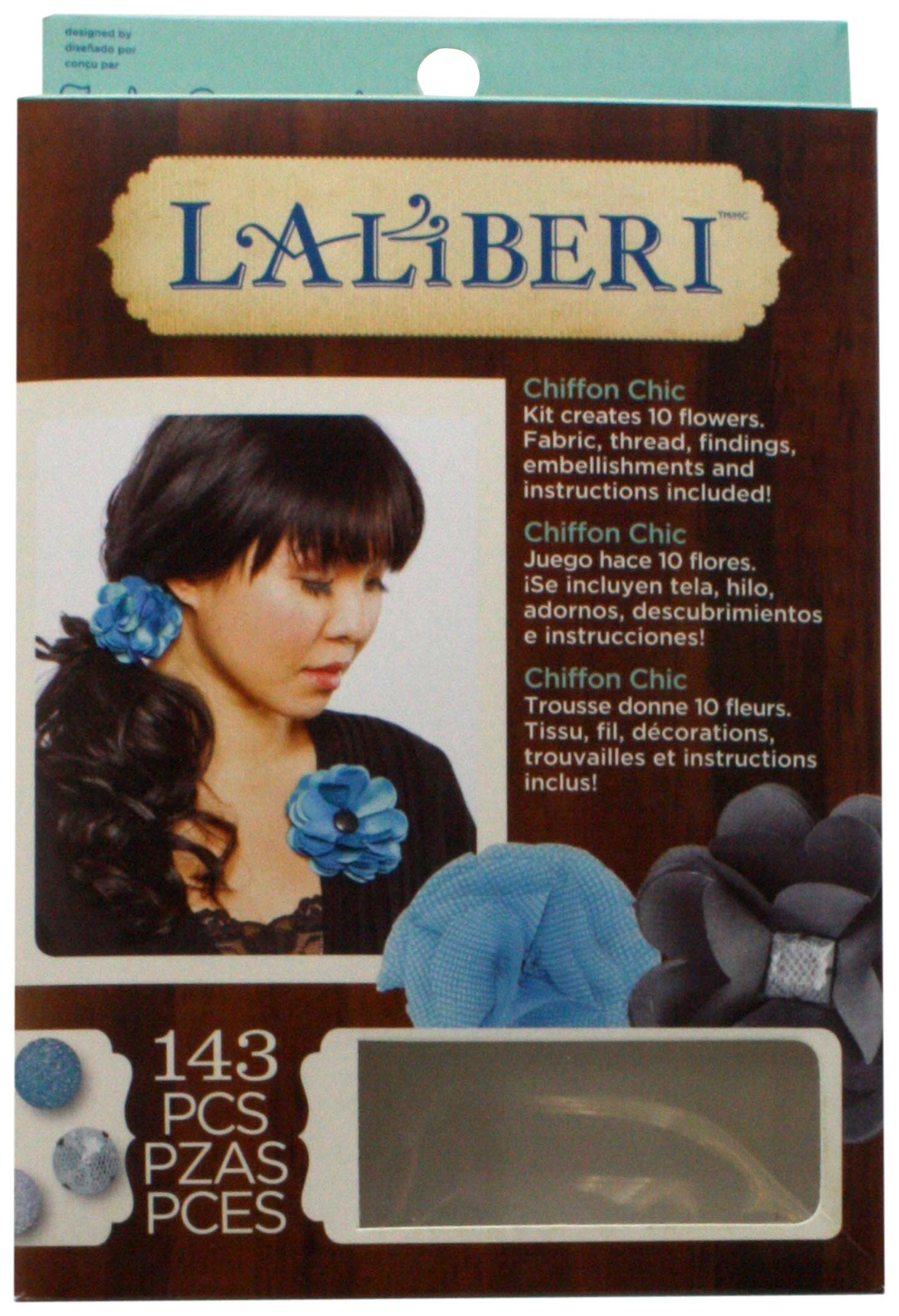 LALIBERI Julie Comstock Flower Kit Chiffon, Chic Dark