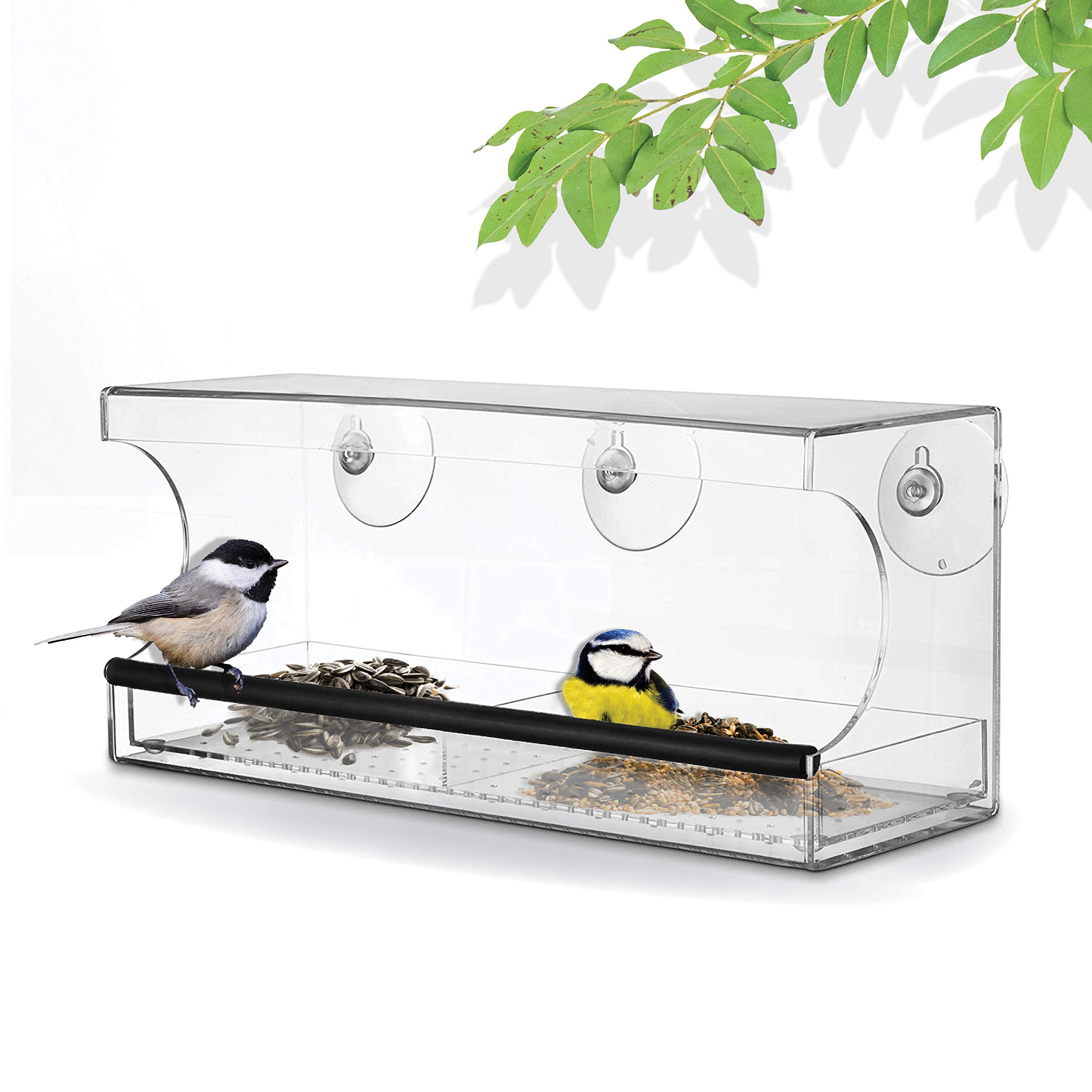 BACKYARD EXPRESSIONS PATIO · HOME · GARDEN913554 Window Bird Feeder, Clear