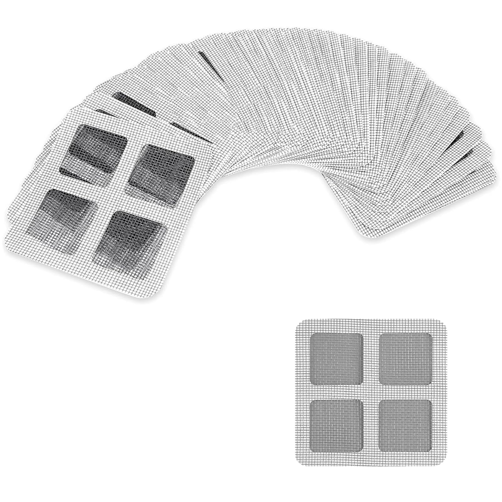 50 szt jednorazowych łapaczy włosów do odpływu prysznicowego, 10 x 10 cm, siatkowa naklejka na odpływ podłogowy, łapacz włosów na pokrywę odpływu prysznicowego, filtry pułapki na włosy, ochraniacz