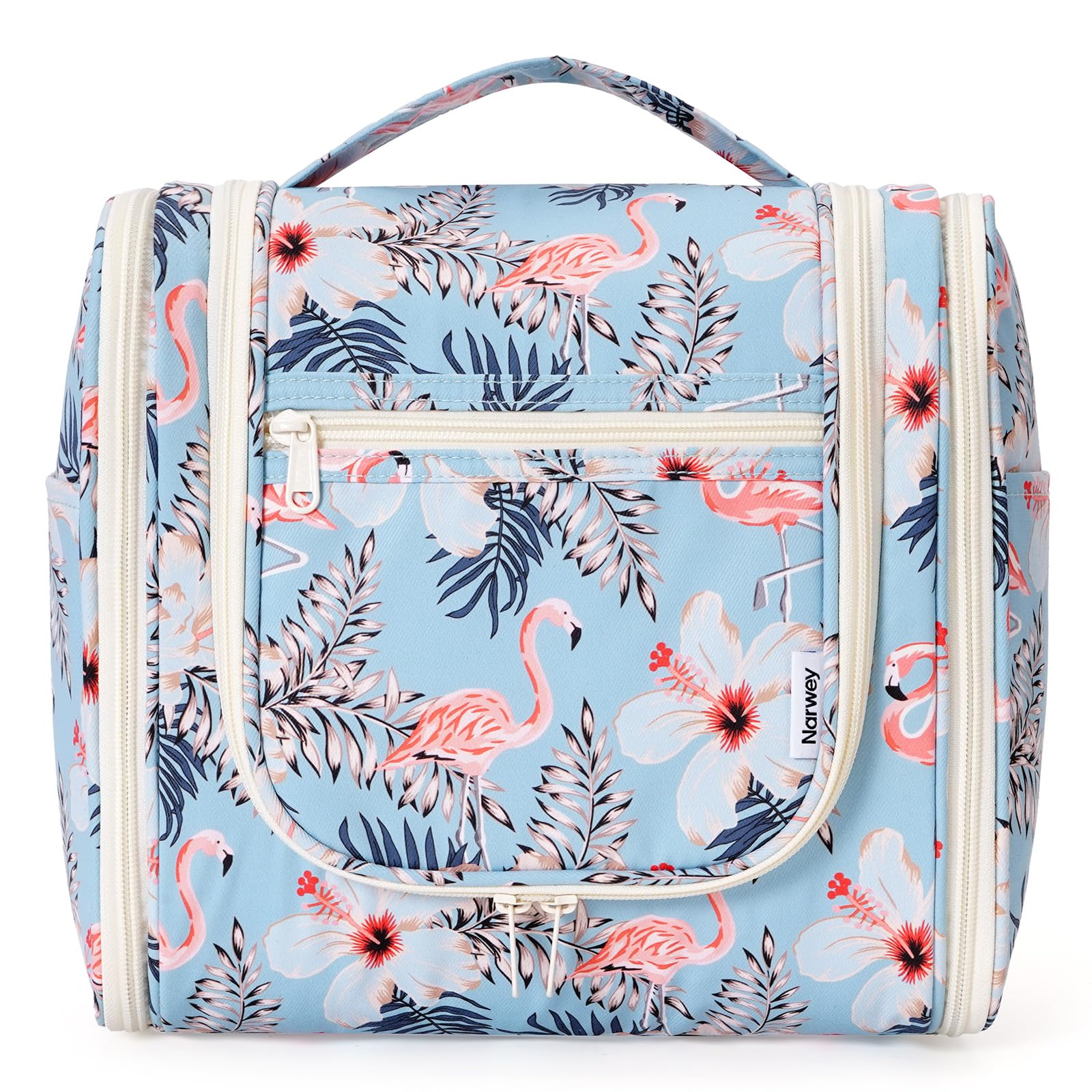 Narwey Neceser Mujer Bolsa de Aseo Colgante, Organizador de Maquillaje Neceser Viaje para Hombre y Mujer Accesorios de Viaje (moradoe(Grande)) — view 18