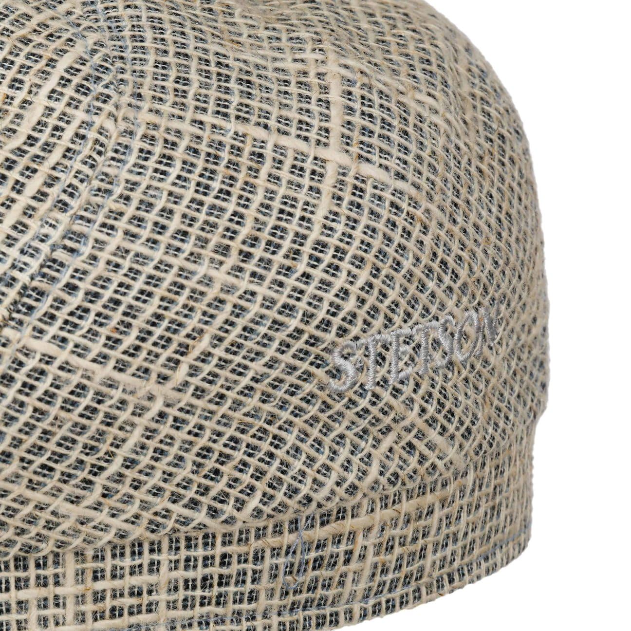 Stetson Sustainable Linen Mix 6 Panel Gorra Gatsby Hecho en UE Hombre Primavera Verano