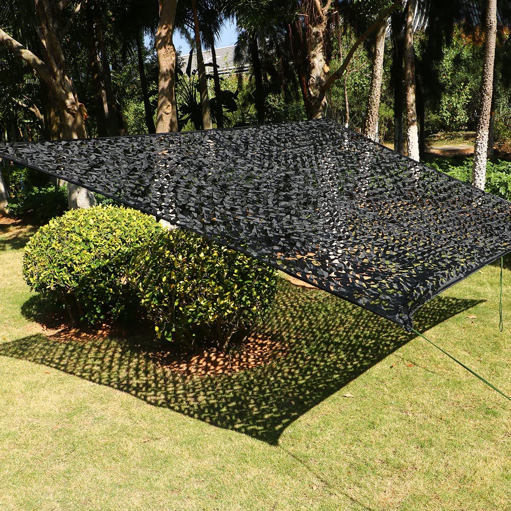 HYOUT Tarnnetz für den Innenbereich oder Außenbereich Abdeckung Sichtschutz Dekoration Tarnung Camouflage Netz für Wohnzimmer Kinderzimmer Freizeit Deko Freizeit Camping Jagd Bar
