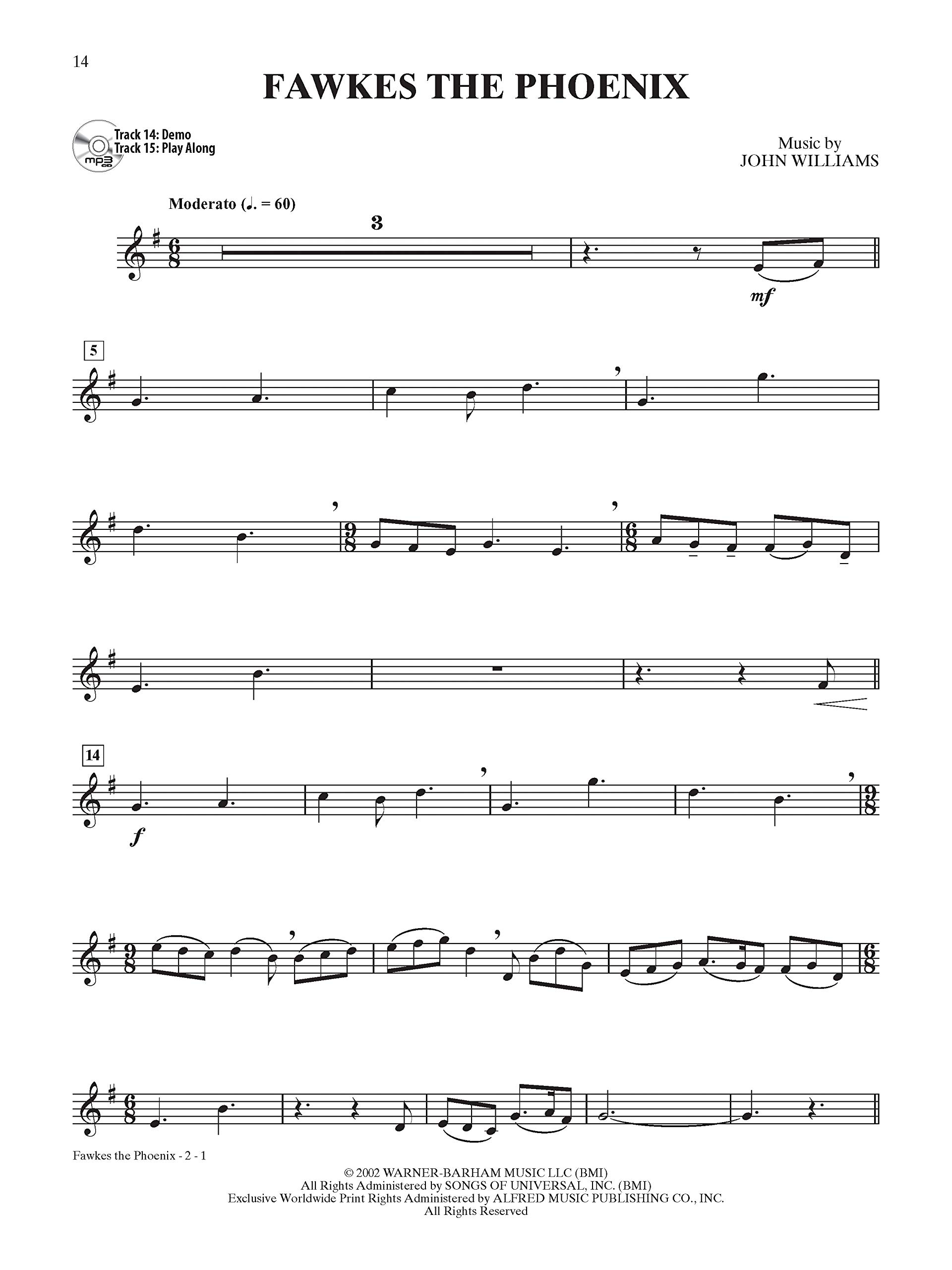 Harry Potter Instrumental Solos - Tenor Saxophone: Selections from the Complete Film Series (Alfred's Instrumental Play-Along)