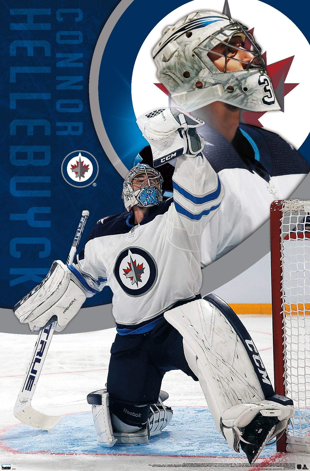 NHL Winnipeg Jets - Connor Hellebuyck 20 Wall Poster : Amazon.ca