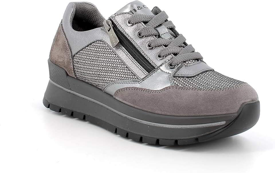 Stivaletto IGI&CO Donna Ally - Pelle Scamosciata, Zeppa, Altezza Polpaccio - Foto 6