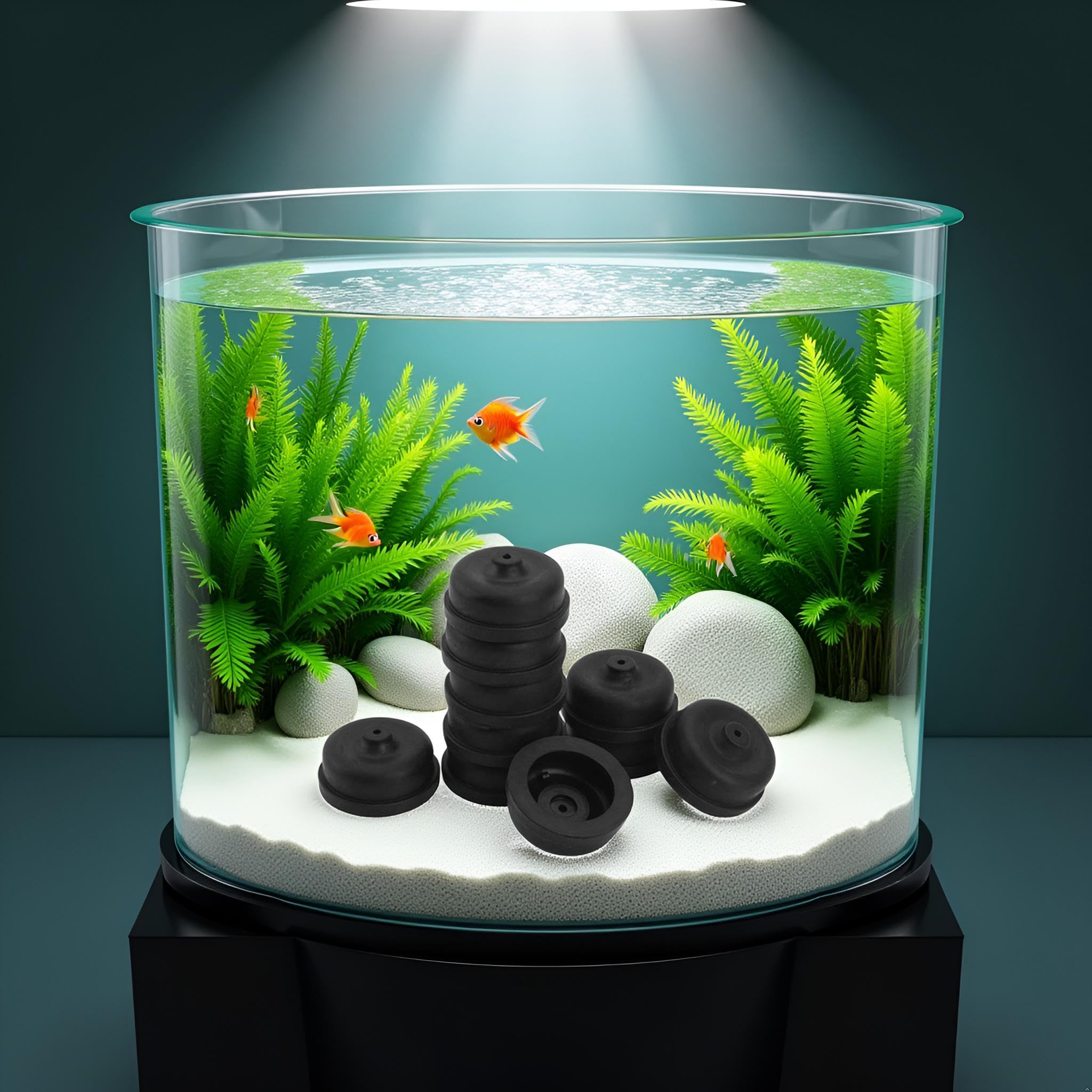 JJLFresheners Aquarium Diaphragm Air Pump Accessories EPDM Rubber Oxygen Pump Replacement Parts for Aquarium Fishing Oxygen Pump Aquarium Diaphragm Silicone Cup Parts Reolacements : Pet Supplies