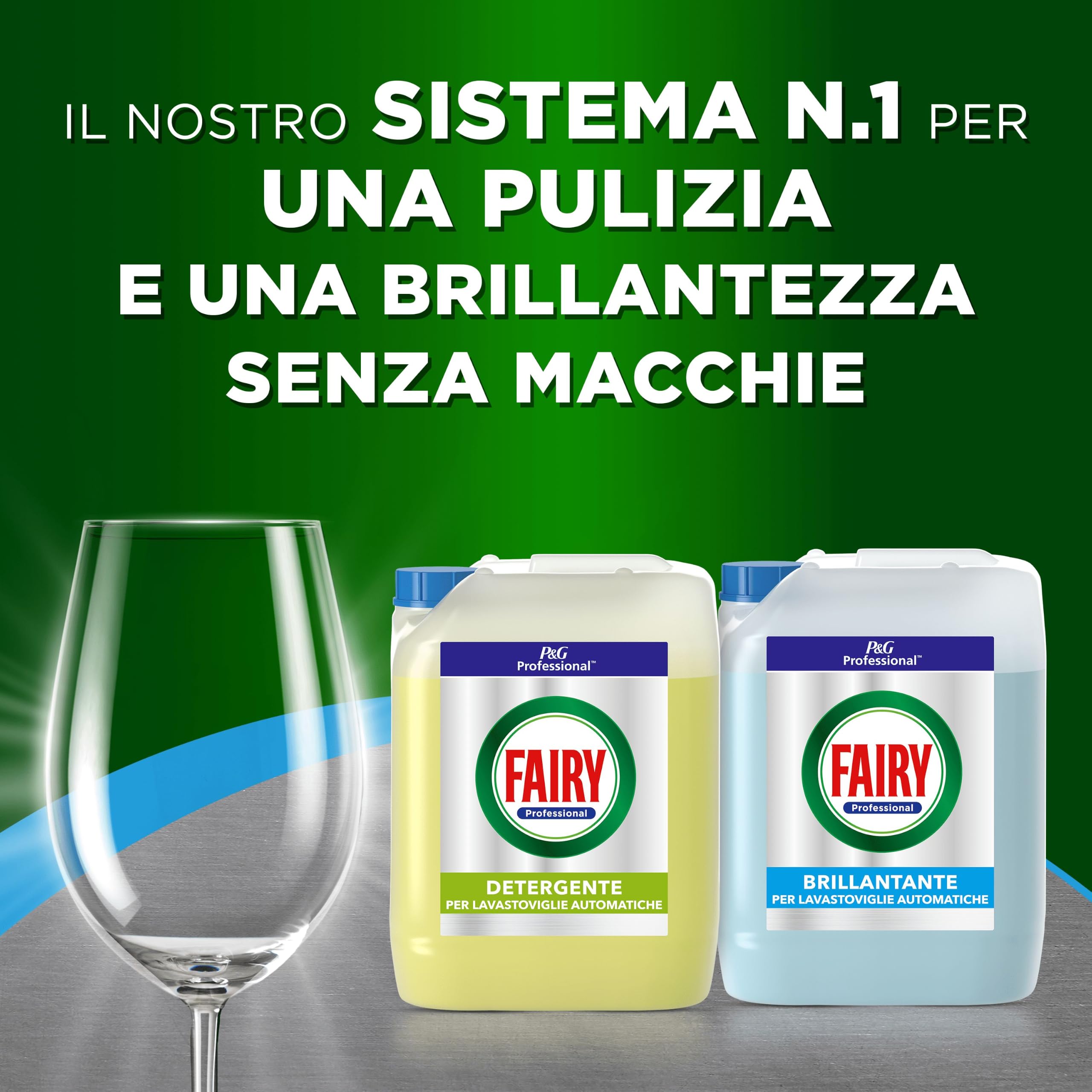 Fairy Professional Brillantante Per Lavastoviglie Automatiche Commerciali 5L