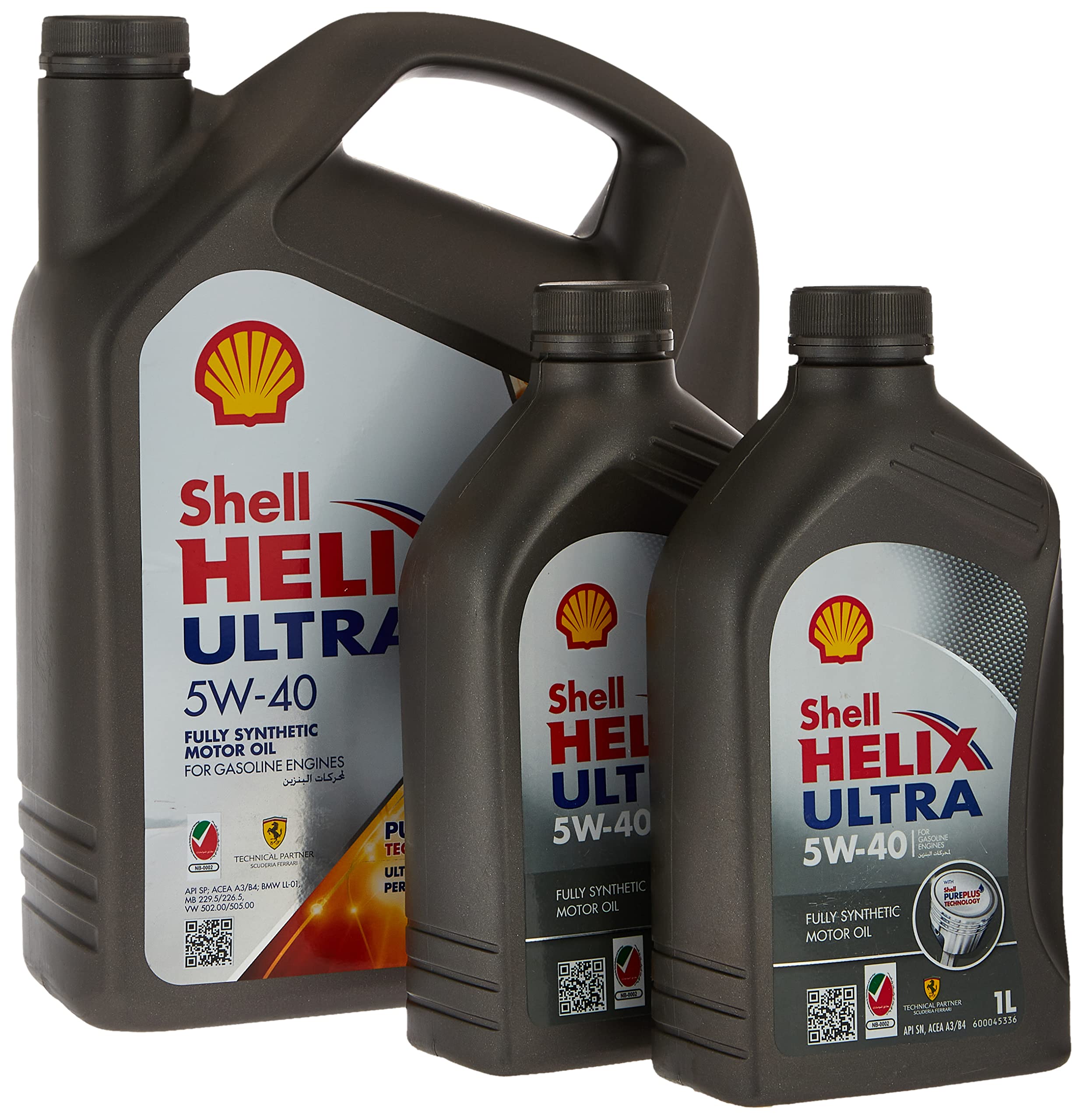 Helix Ultra 5W-40 Fully Synthetic Motor Oil (15,000 Kms, 6 Litres Combo Pack)