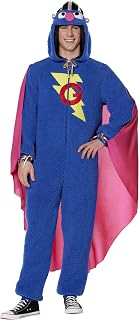 Adult Super Grover Sesame Street One Piece Costume