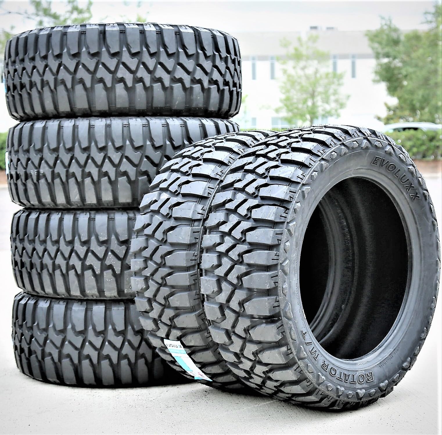 Amazon.com: 6 x Evoluxx Rotator M/T LT235/80R17 120/117Q Mud