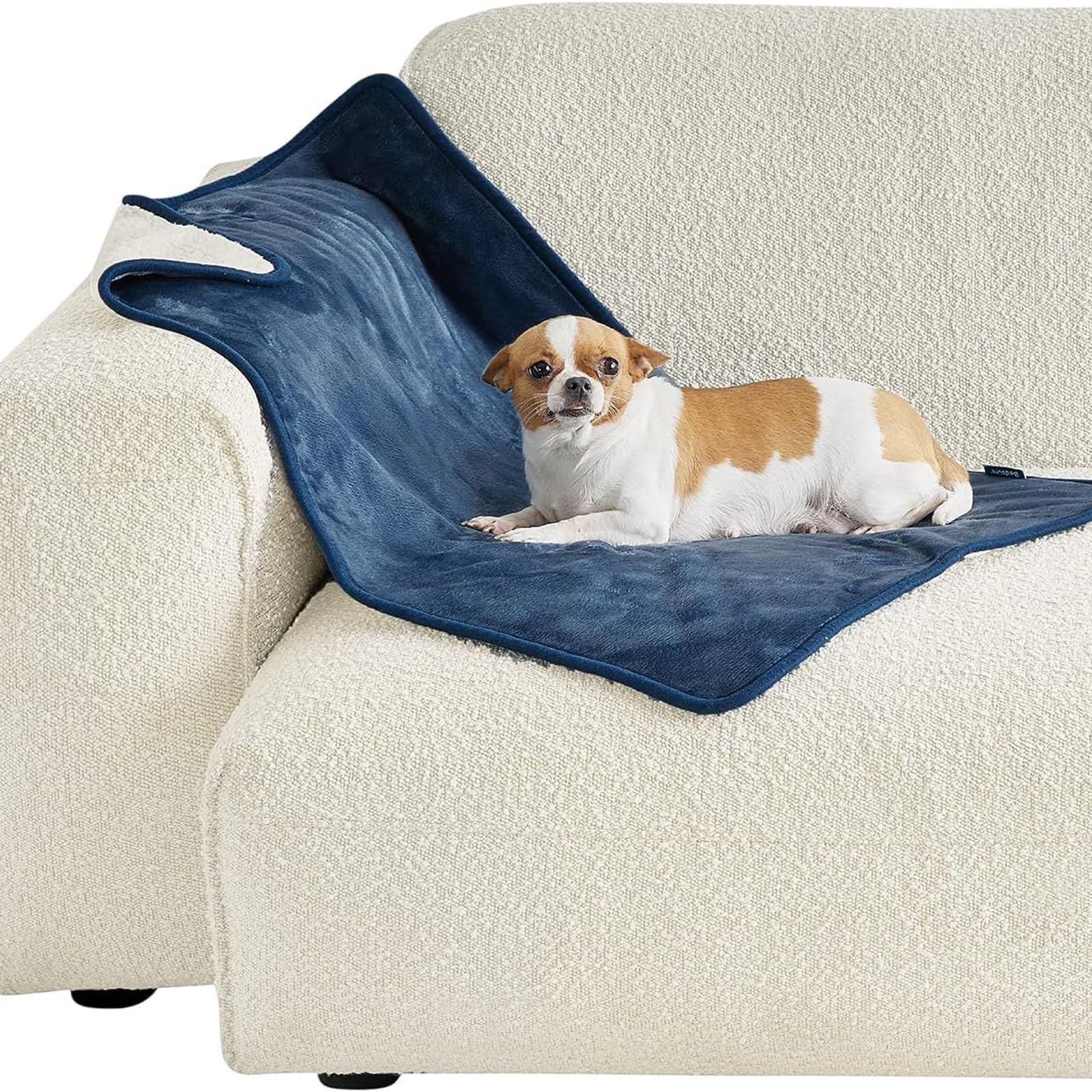 Couverture pour Chien Réversible Chien Hydrofuge Protection pour Canapé Lavable en Machine pour Chiens Et Chats (Color : Blauw, Size : L 100 * 160CM/39 * 63IN)