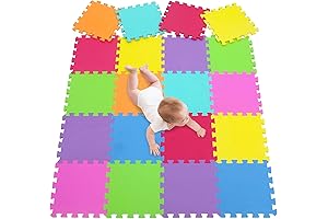 Meiqicool Multicolor Foam Mat Baby