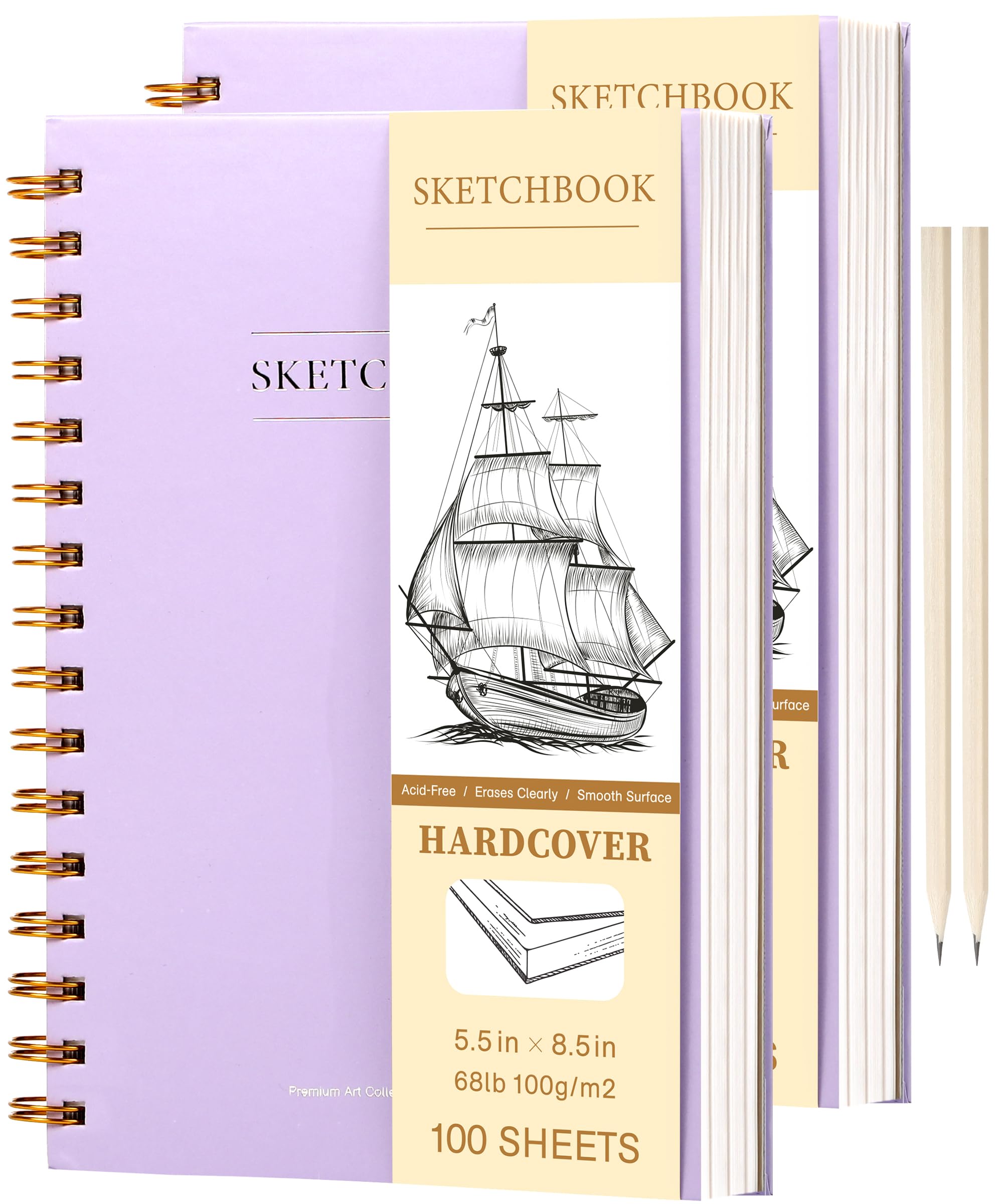 Yoment 9"x12" Hardcover Sketchbook - 120 Pages -19 Yoment 9"x12" Hardcover Sketchbook - 120 Pages -19