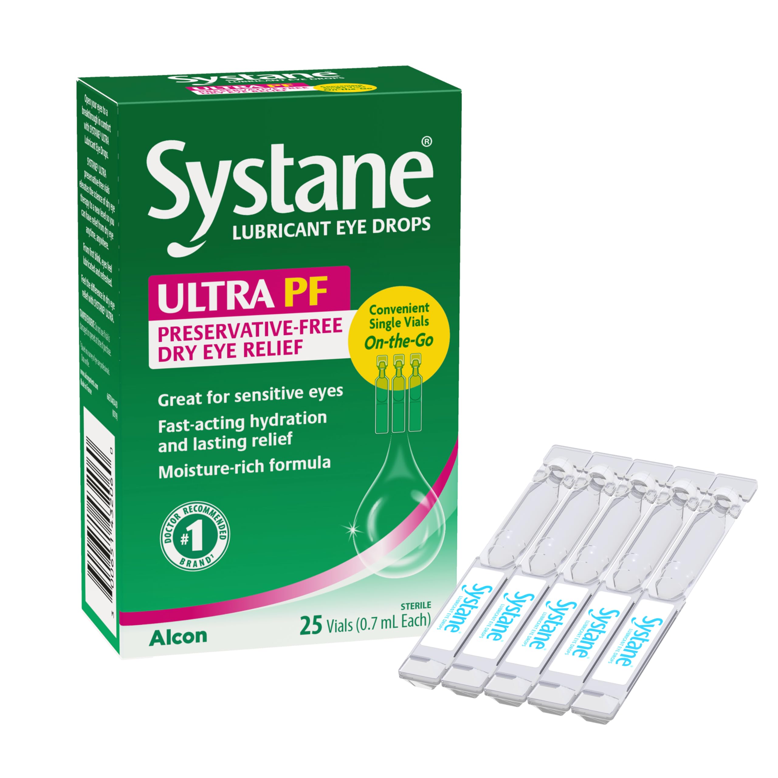 Systane Ultra Lubricant Eye Drops 25 Count