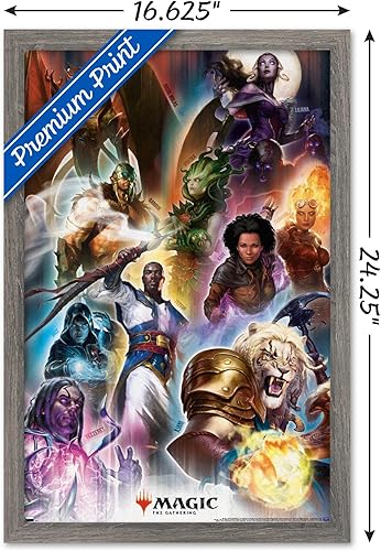 Vista 72 de Trends International Magic: The Gathering - Póster de pared de rejilla, 14.725 x 22.375 pulgadas, versión premium sin marco Versión premium sin