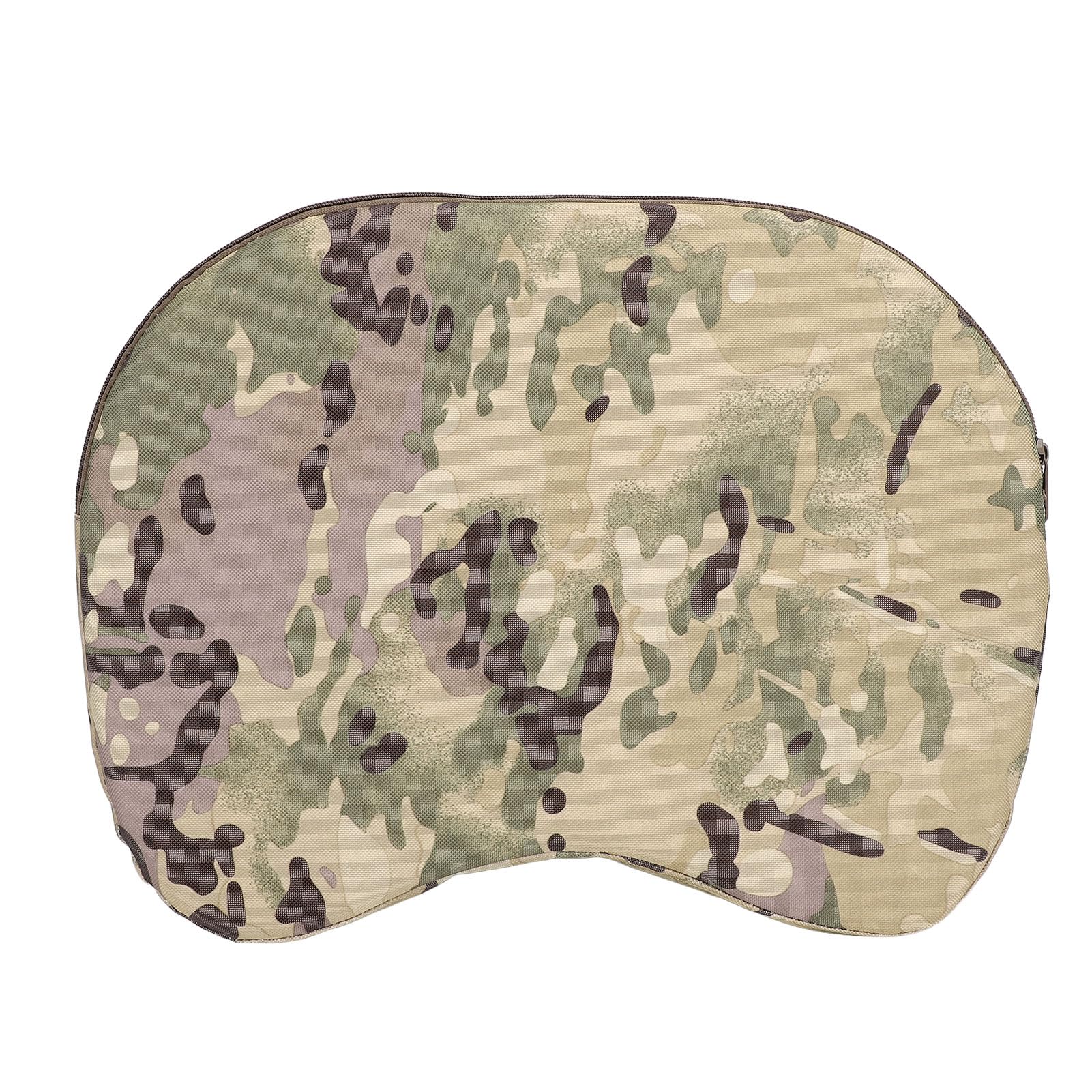 SIXRUN Cojín para Sentarse Al Aire Libre Cojín para Sentarse Portátil Tela de Camuflaje con Relleno de Esponja 40,5 X 31 Cm de Asiento Cóncavo Liviano para Acampar Pesca Jardín Picnics