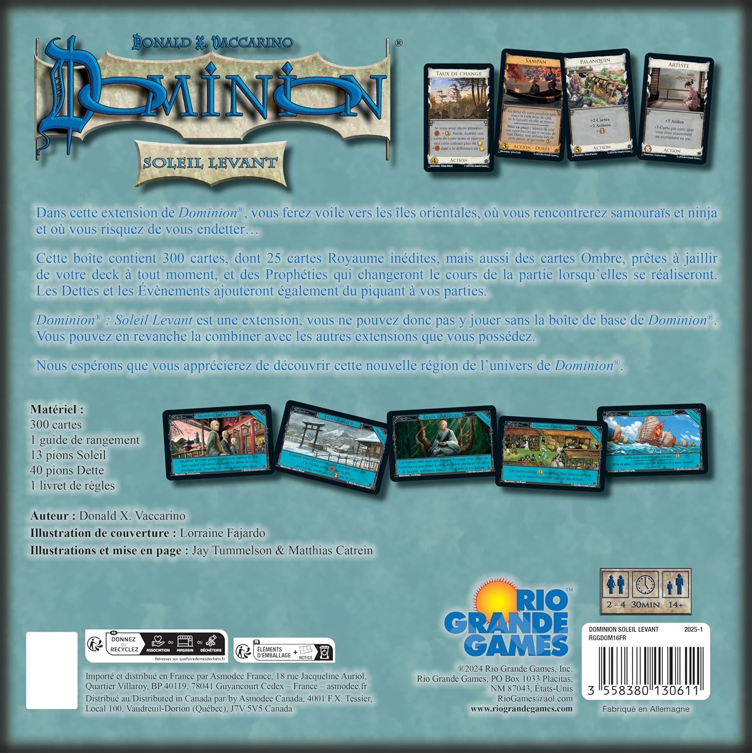 Set Dominion Extension Soleil Levant Seconde Edition in francese + 1 Decap Blumie