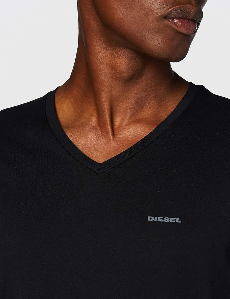 diesel v neck white t shirt