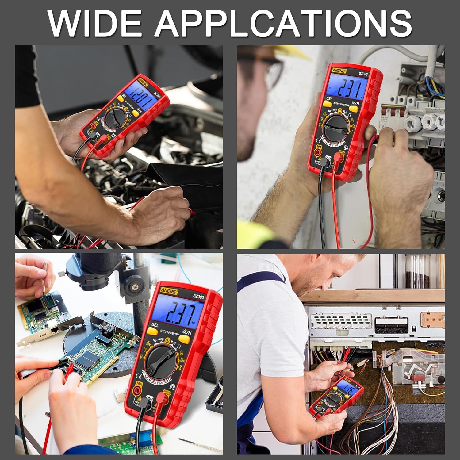 Electrical Test Kit -Multimeter,Non Contact Voltage Tester,Outlet Tester — Amazon image 5
