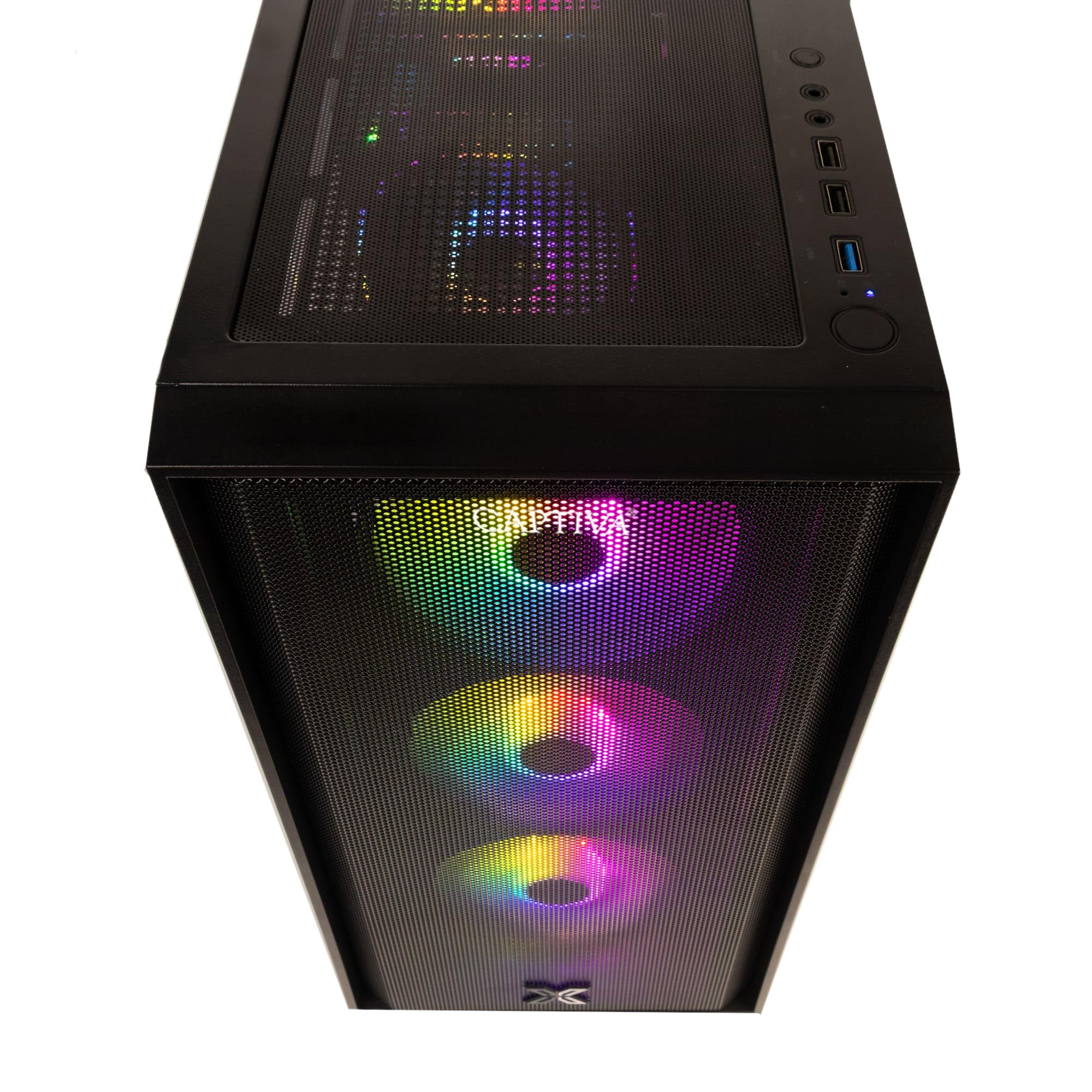 Captiva Entry Gaming PC R10-0340 Ryzen 7 9800X3D RTX 5060 Ti 8GB GDDR7 32GB DDR5 1TB SSD WLAN