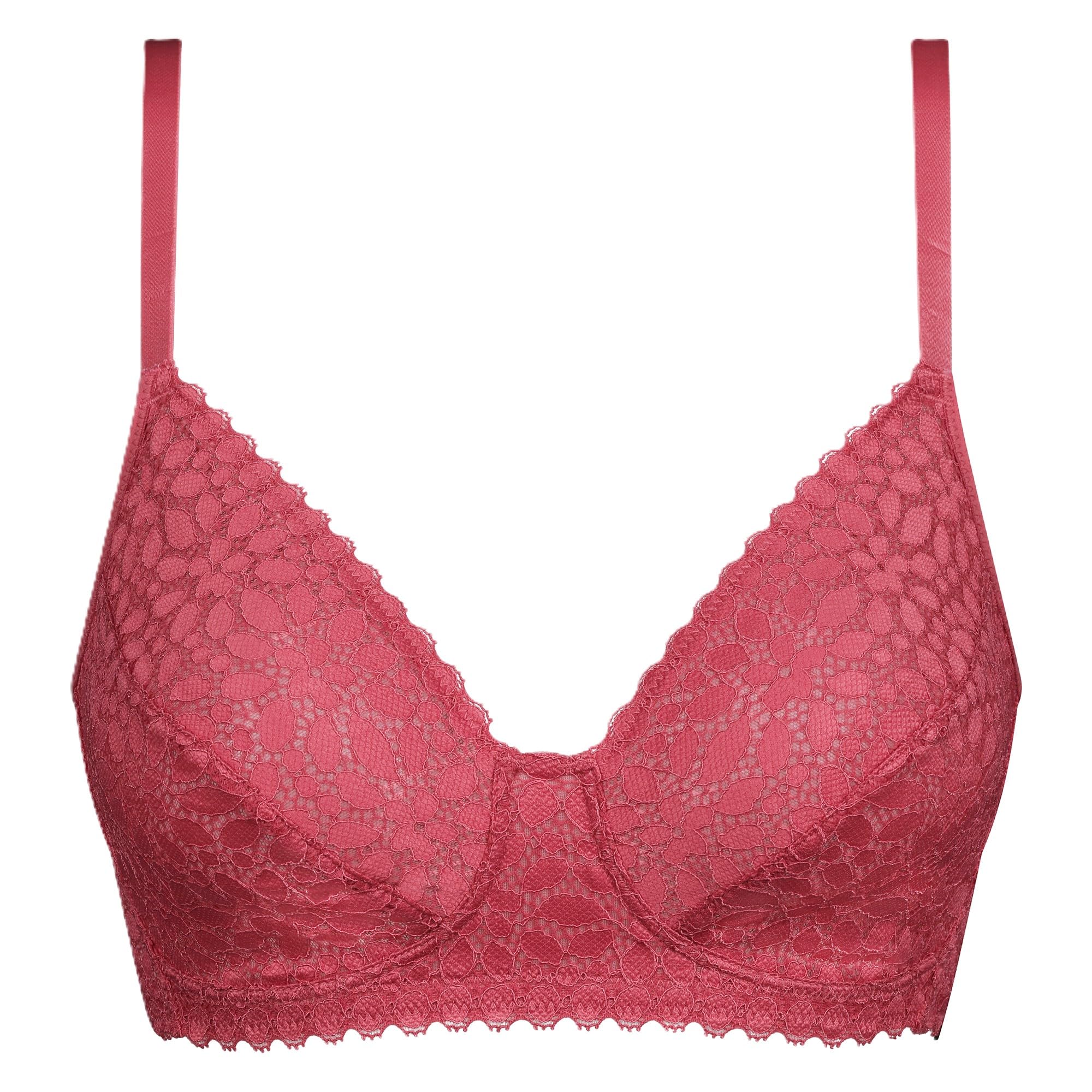 DIM Women's Daily Lace Bra | Underwired | Openwork Floral Lace | Support and Comfort